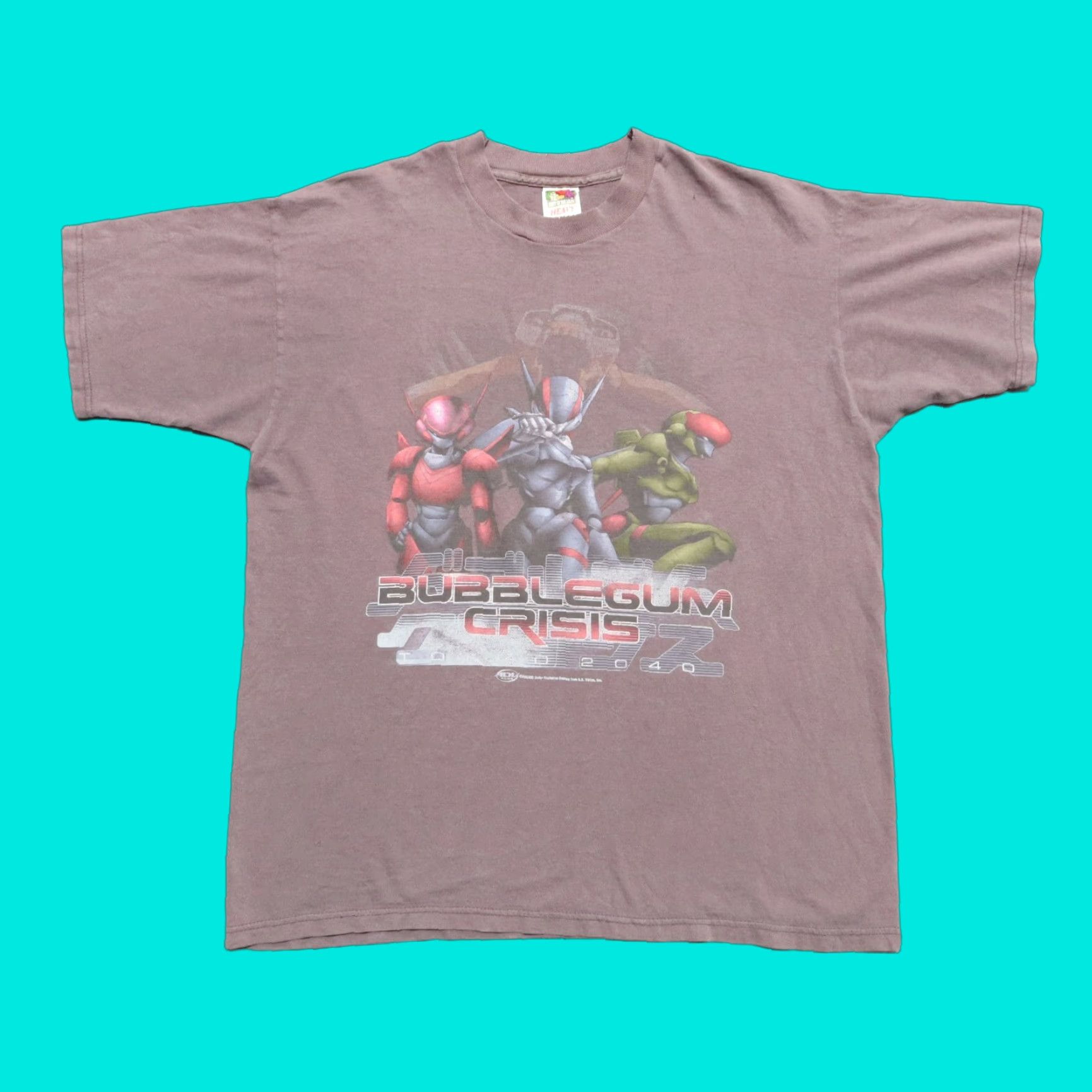 Vintage Vintage Bubblegum Crisis Tshirt XL Men 90s Faded Band? Size US XL / EU 56 / 4 - 1 Thumbnail