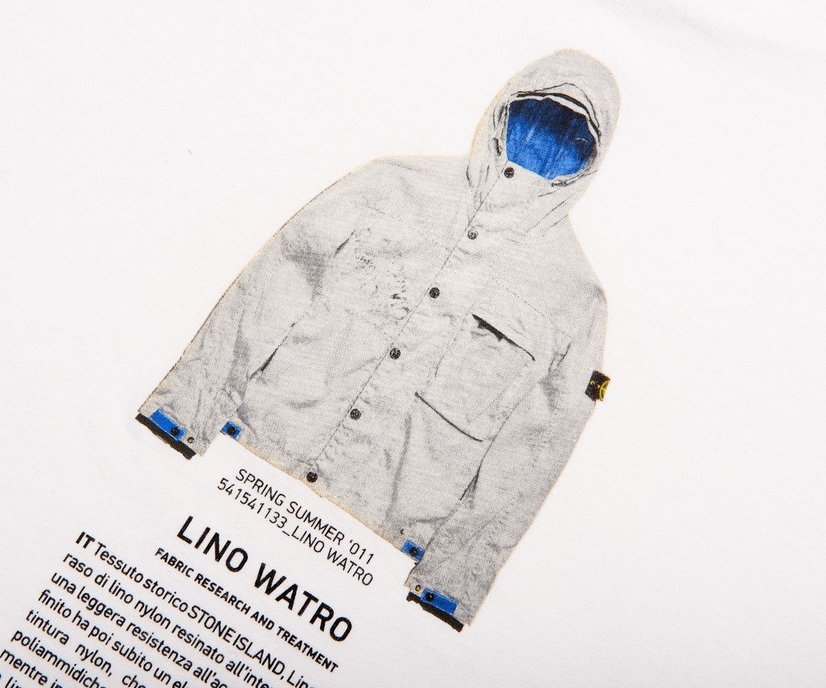 Stone Island Jacket Full Zip Hooded White 2011 Lino Watro