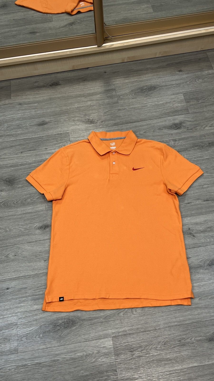 Nike Nike athletic dept Orange Standard Fit Tennis Polo Shirt Size US L / EU 52-54 / 3 - 1 Thumbnail