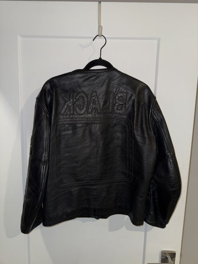 Maison Margiela Leather Cafe Racer Jacket Size US L / EU 52-54 / 3 - 3 Thumbnail