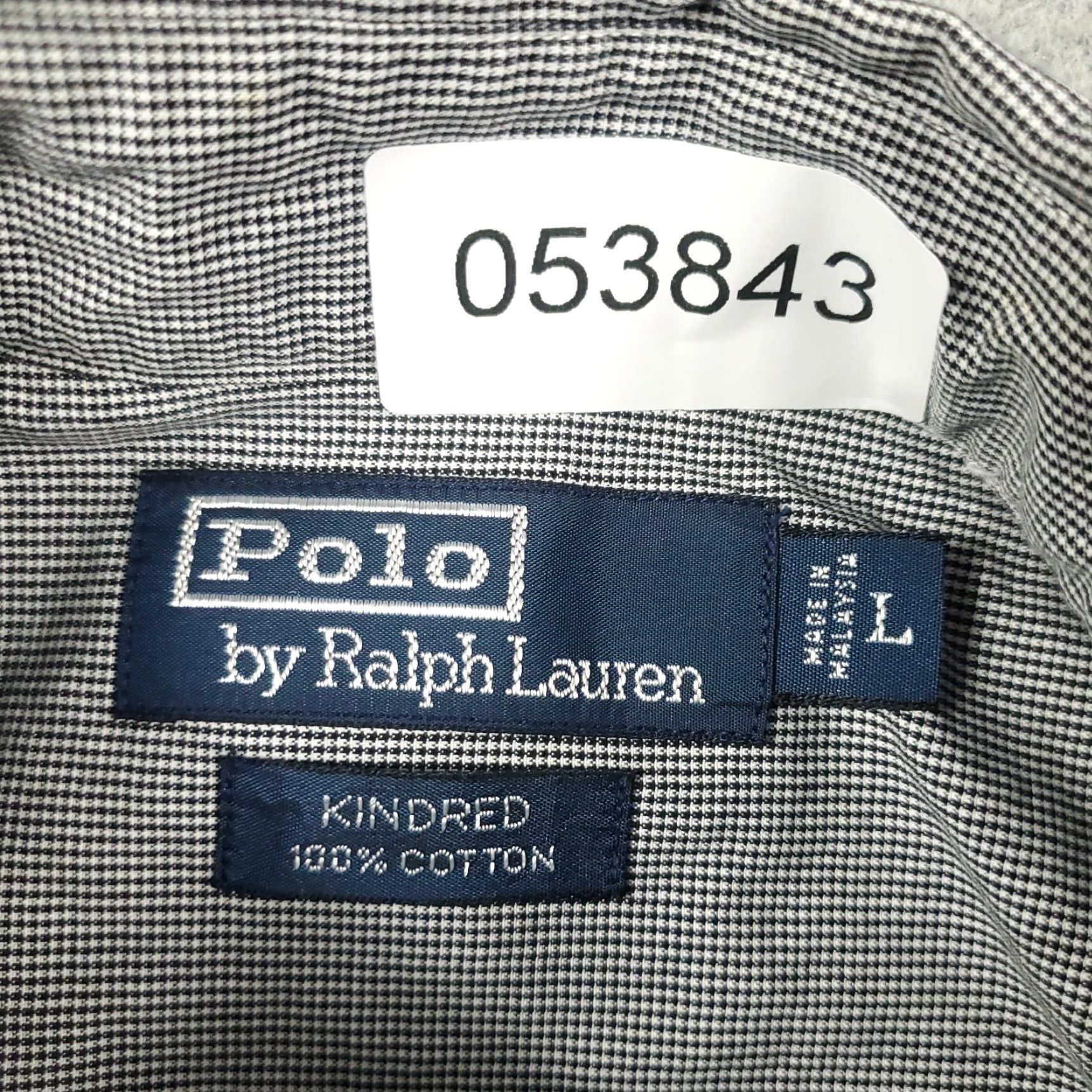 Ralph Lauren Ralph Lauren Casual Button-Up Shirt Mens Large Gray Long Sleeve Cotton Size US L / EU 52-54 / 3 - 6 Thumbnail