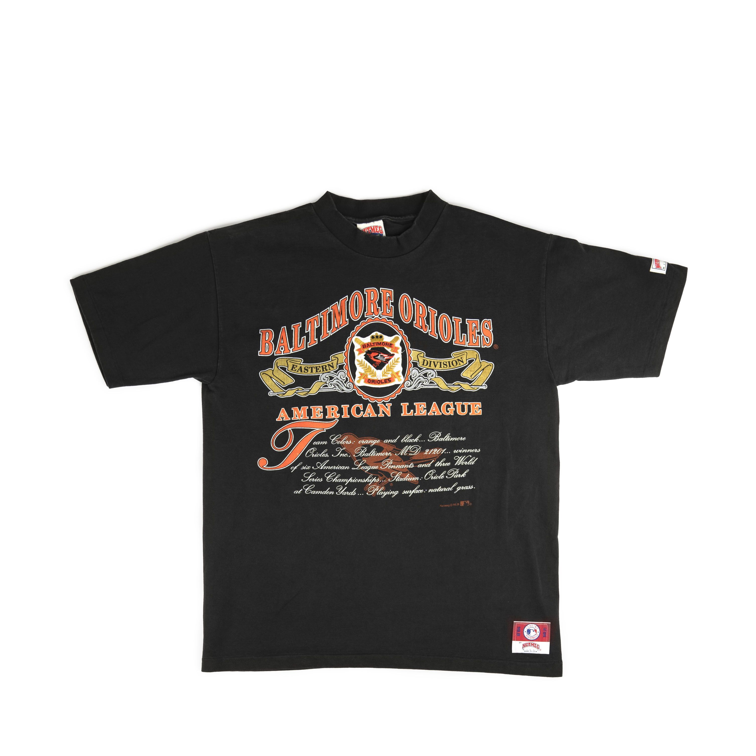 MLB × Vintage Vintage 1990's Baltimore Orioles Tee Shirt Size US L / EU 52-54 / 3 - 1 Thumbnail
