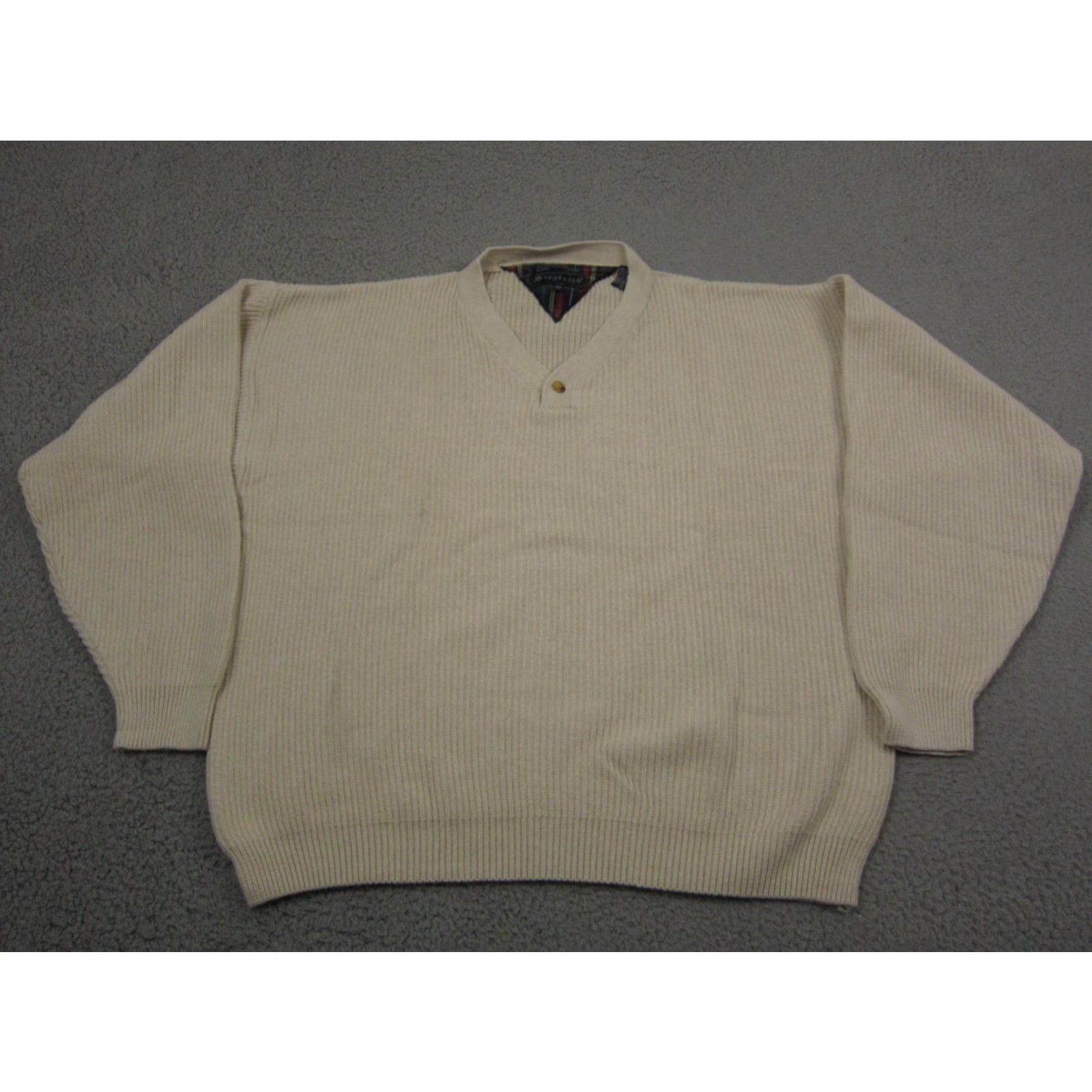 Vintage VINTAGE Siegfried Sweater Mens XLT Henley Brown Cotton Knit 90s Preppy Big & Tall Size US XL / EU 56 / 4 - 2 Thumbnail