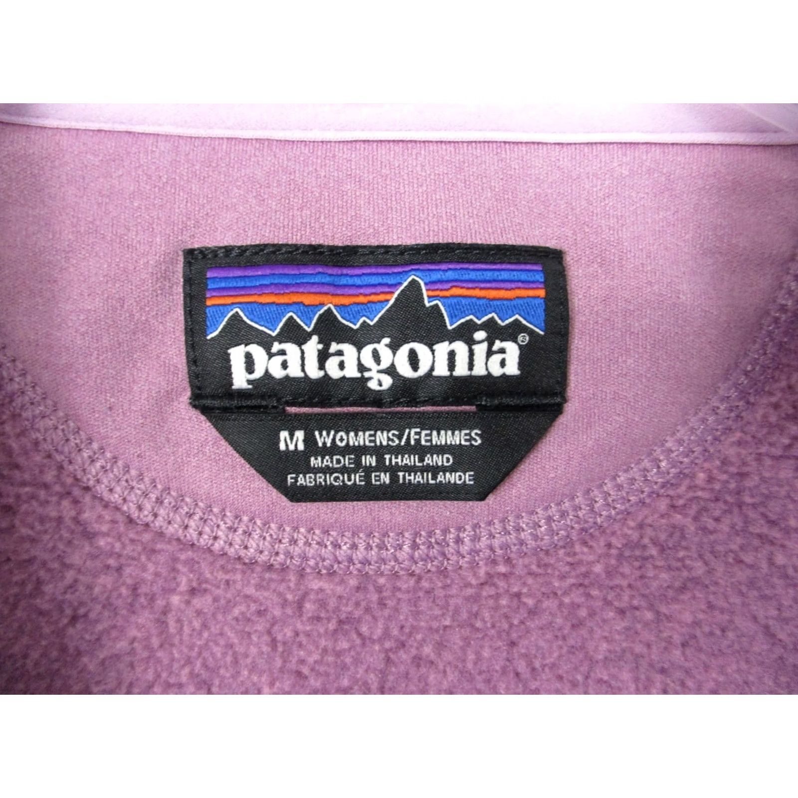 Patagonia Patagonia Better Sweater Womens Medium Purple Fleece Snap Mock Neck Pockets Size M / US 6-8 / IT 42-44 - 5 Thumbnail
