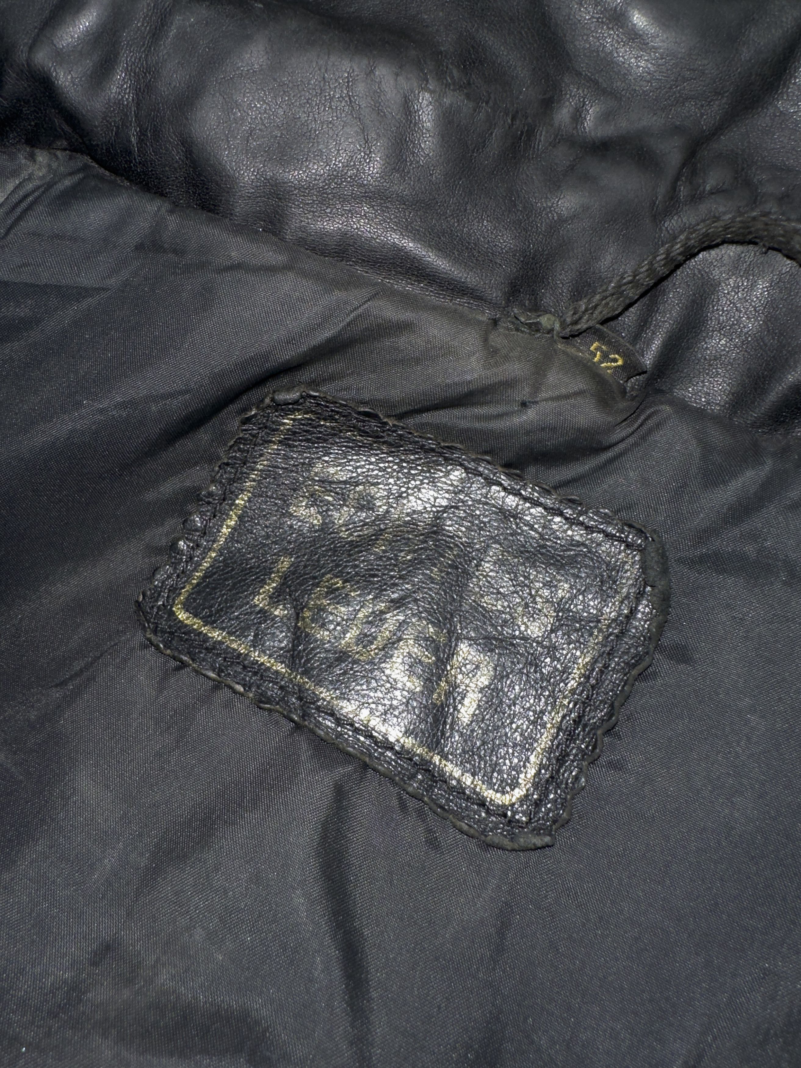 Genuine Leather Retro Minimal Leather Cow HandMade Jacket Size US M / EU 48-50 / 2 - 7 Thumbnail
