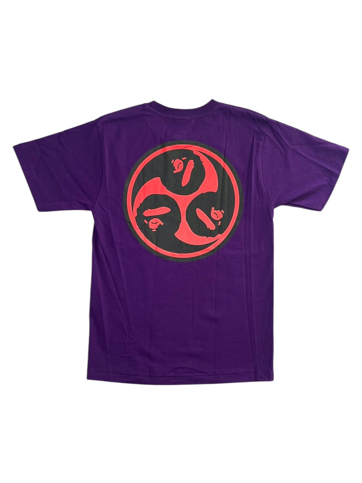 Bape Purple Bape Mitsudomoe TShirt Size US S / EU 44-46 / 1 - 1 Thumbnail
