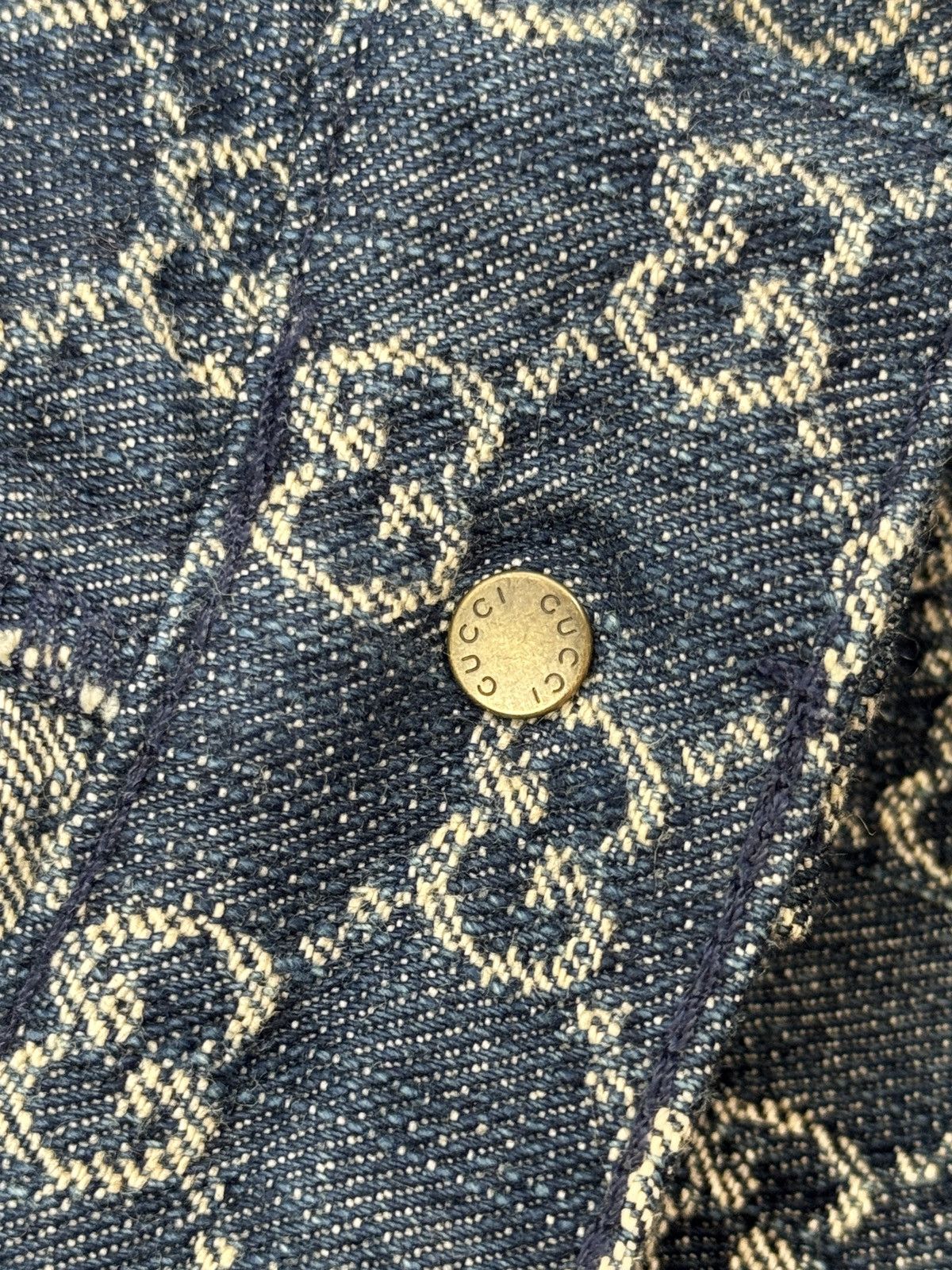 Gucci GG EMBROIDERED DENIM JEANS Size US 30 / EU 46 - 5 Thumbnail