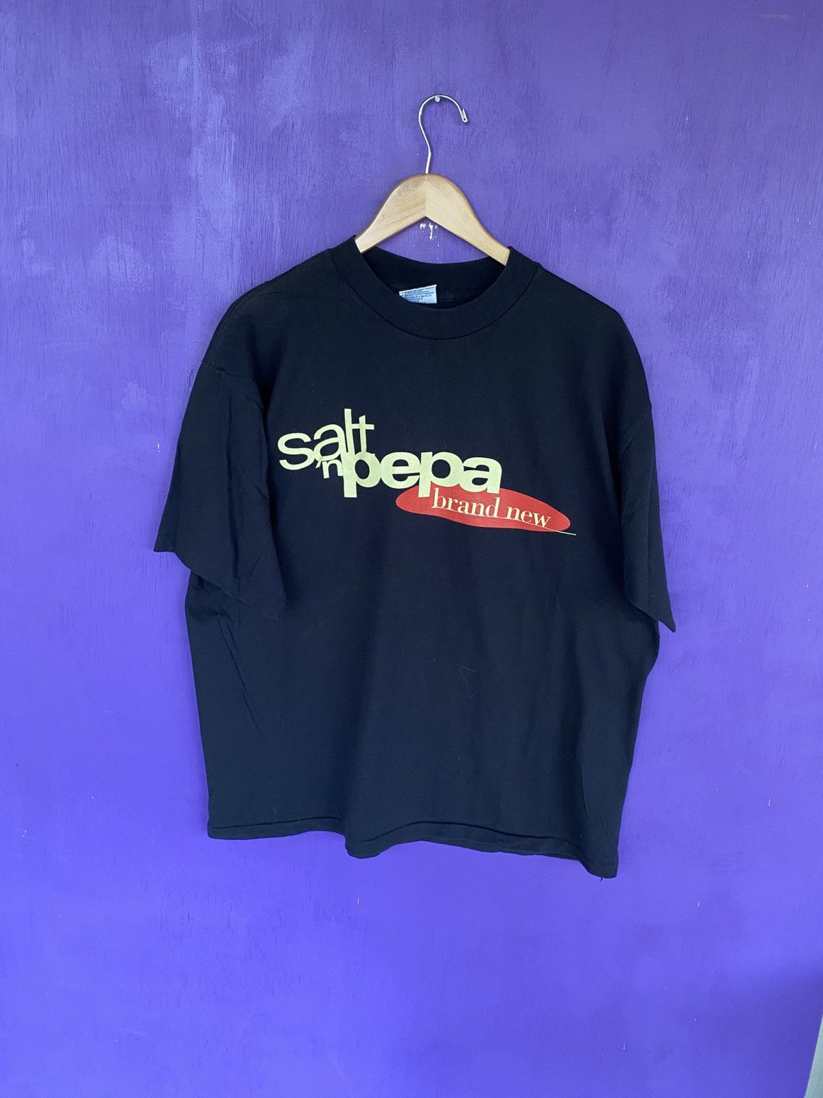 Rap Tees Vintage 90s Salt N Peppa RU Ready tour tee Size US XL / EU 56 / 4 - 1 Thumbnail