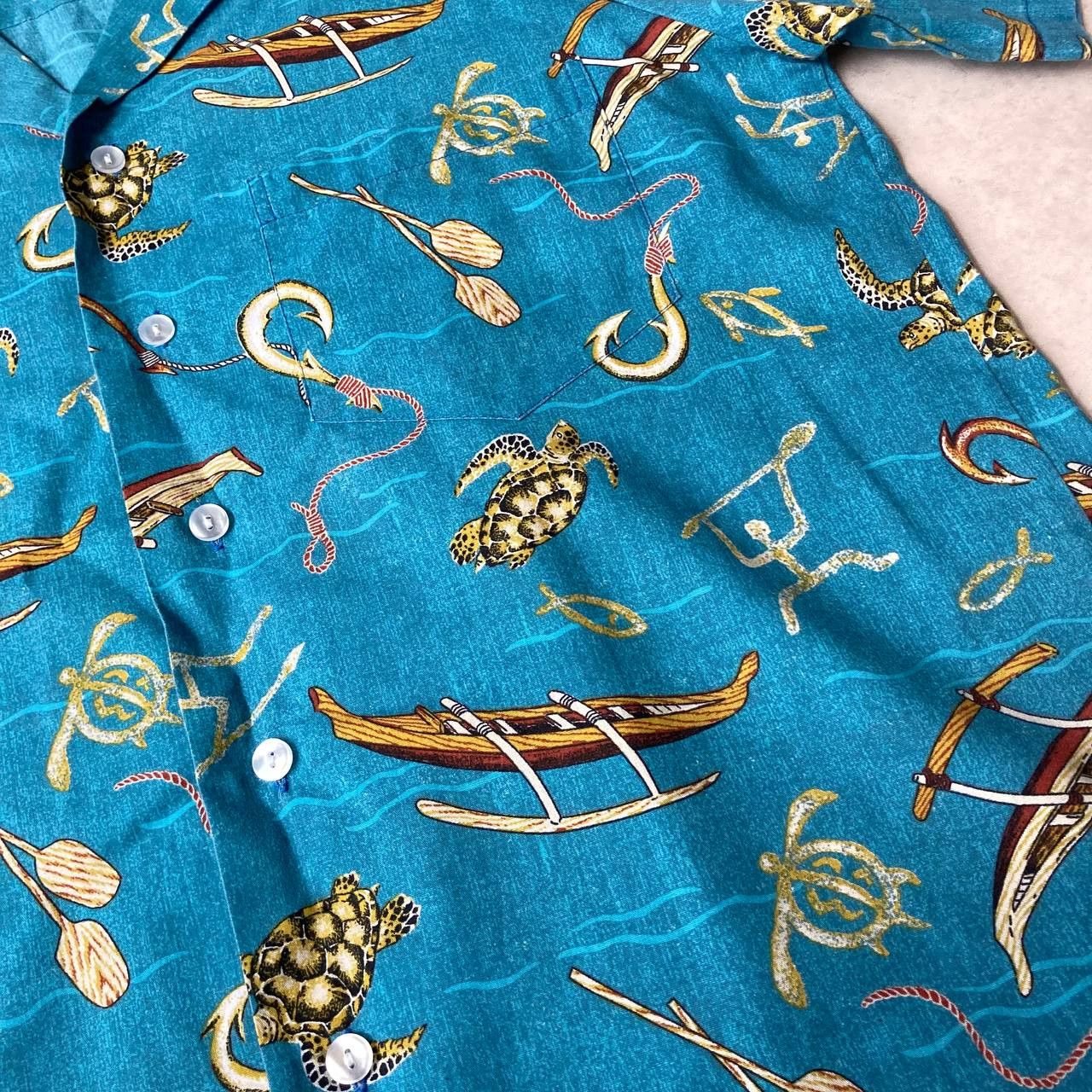 Tori Richard Vintage Honua Aloha Hawaiian Shirt Size US M / EU 48-50 / 2 - 6 Thumbnail