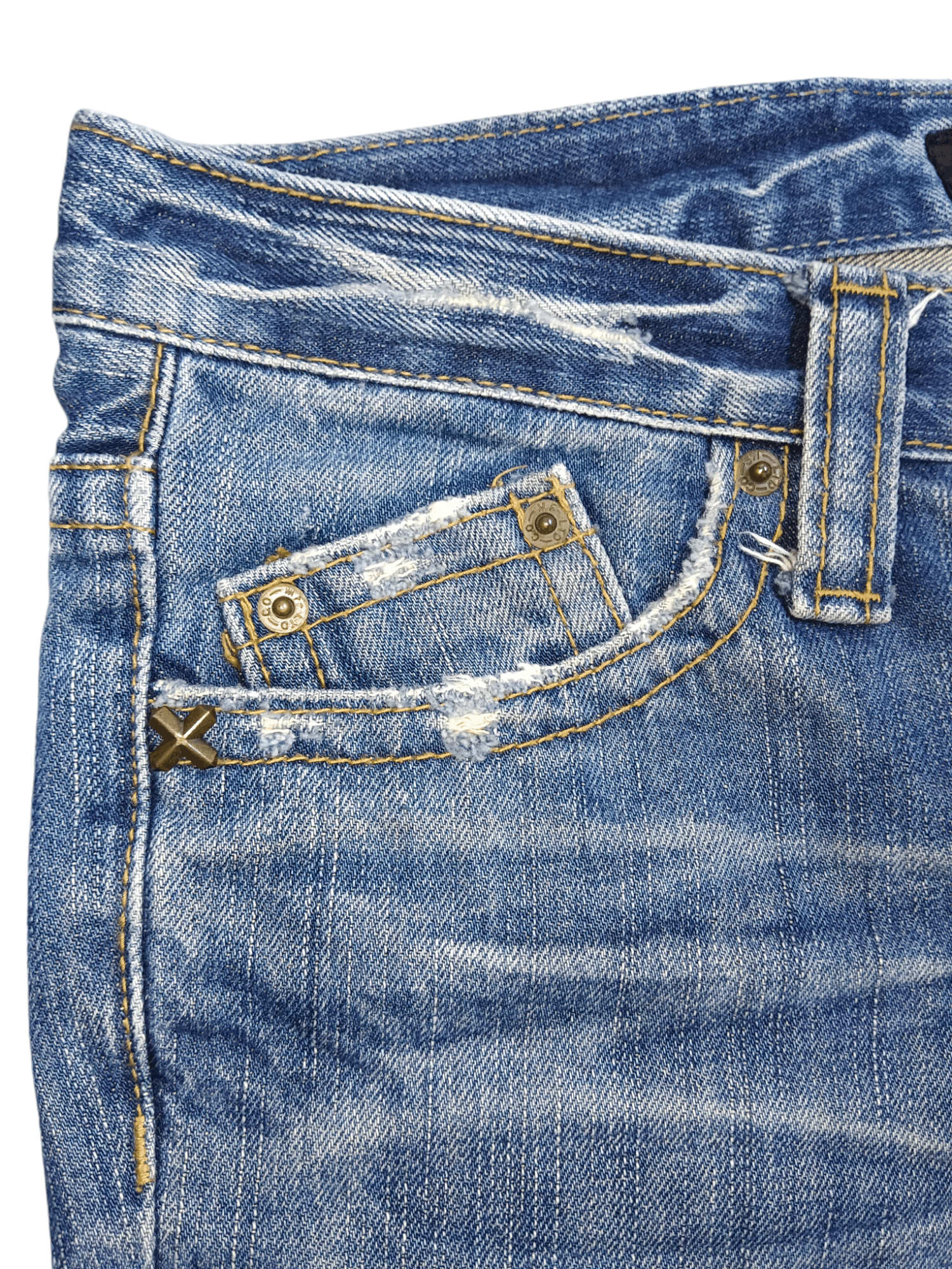 GOSTAR DE FUGA FUGA Seditionaries Low Rise Flare Denim Size US 30 / EU 46 - 5 Thumbnail