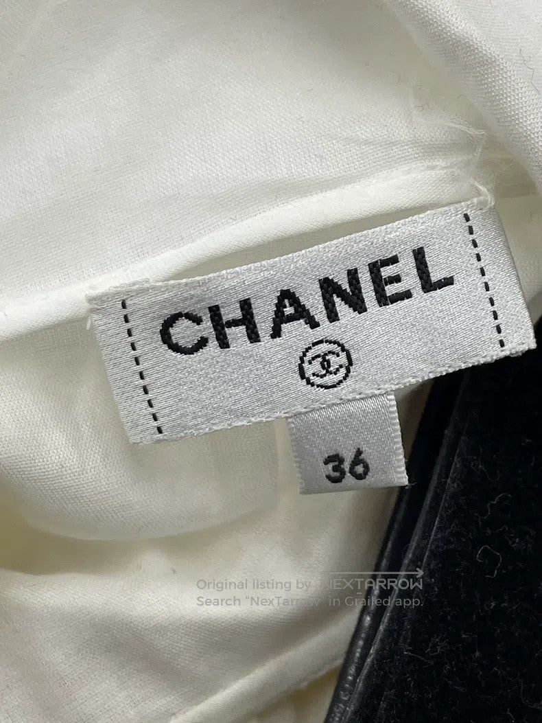 Chanel Chanel Equestrian series white ruffled stitched shirt Size XS / US 0-2 / IT 36-38 - 5 Thumbnail