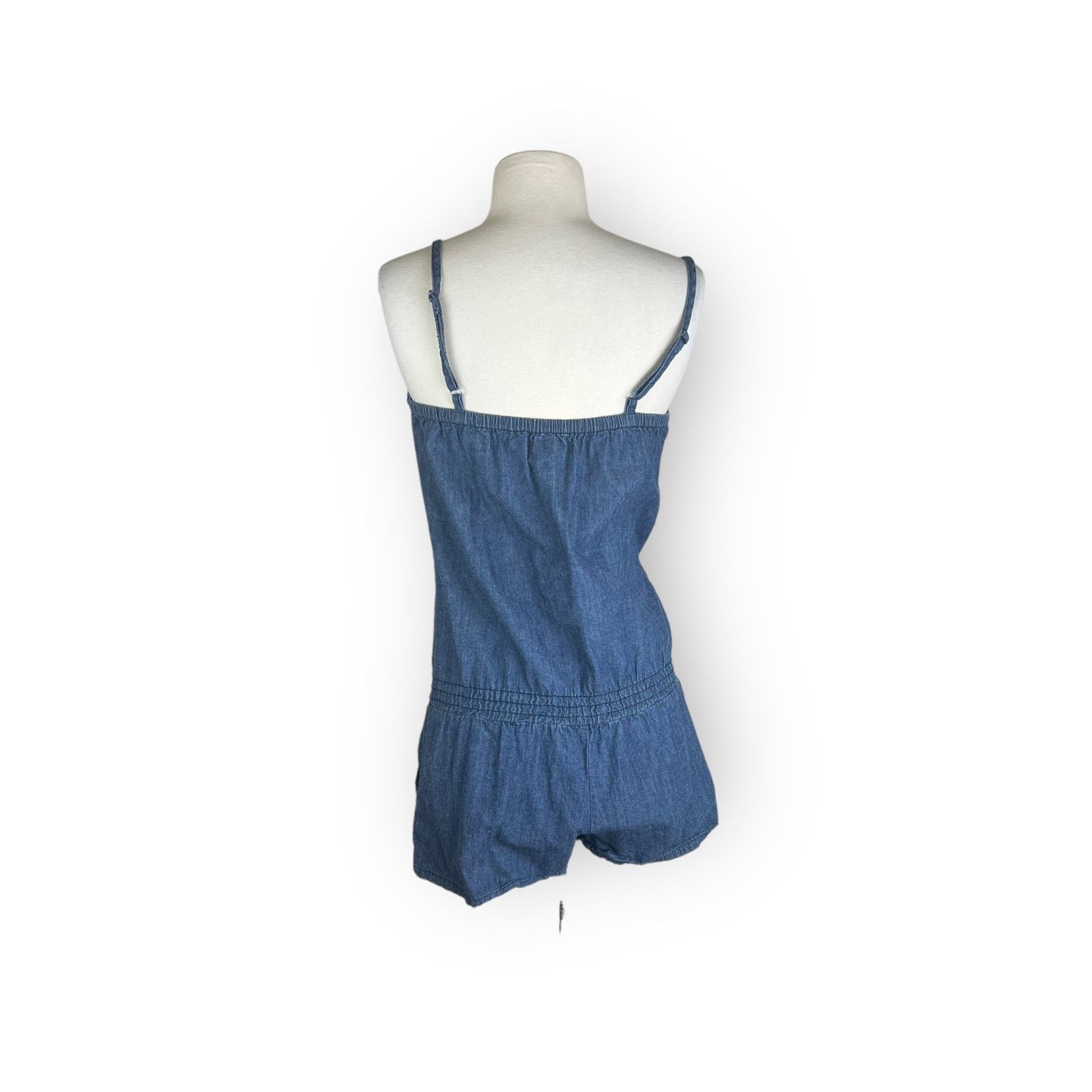 Decree Decree | Vintage Y2K Denim Romper | Medium Size 28" / US 6 / IT 42 - 3 Thumbnail