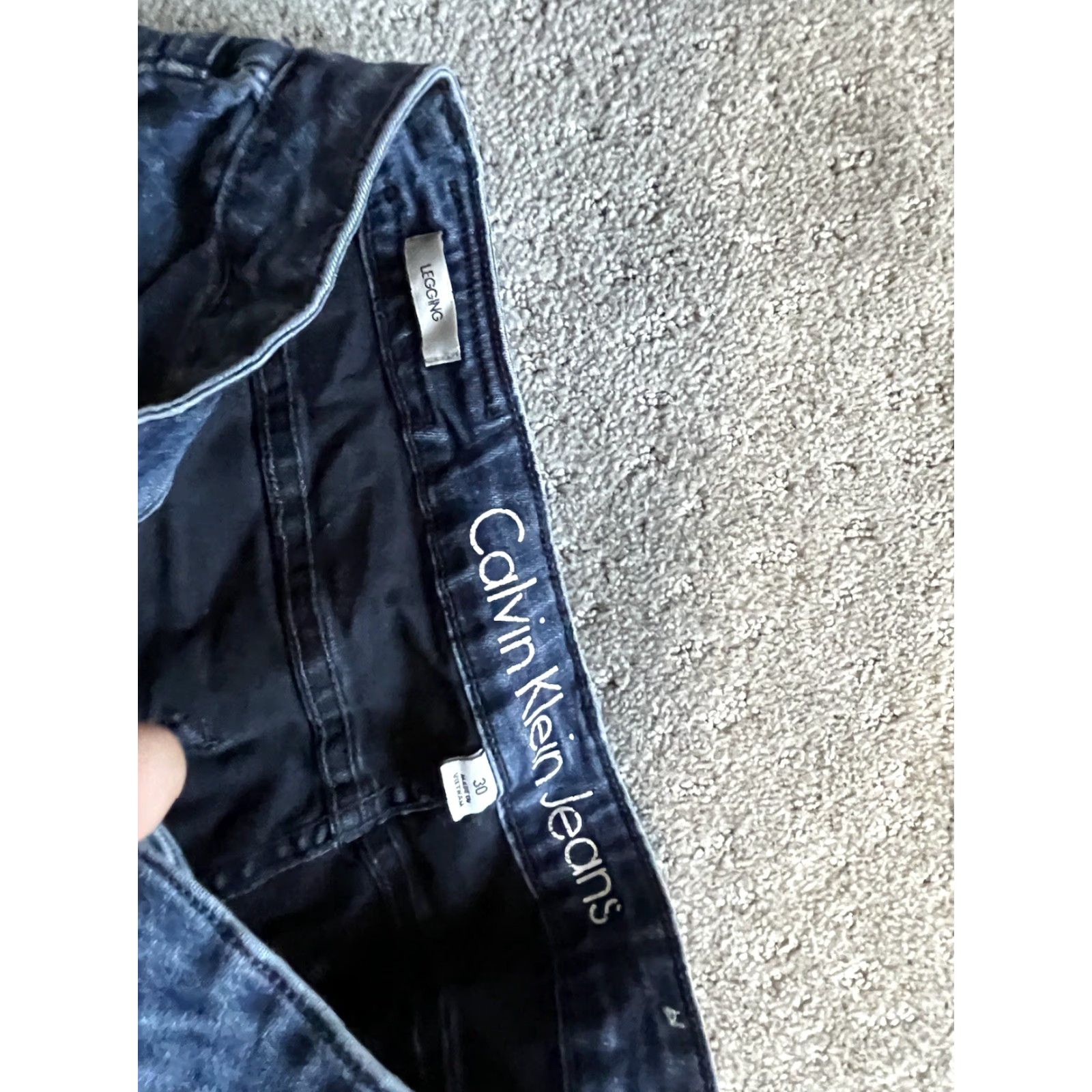 Calvin Klein Calvin Klein Womens High Rise Skinny Jeans Size 30 Blue Denim with Pockets Size 30" / US 8 / IT 44 - 5 Thumbnail