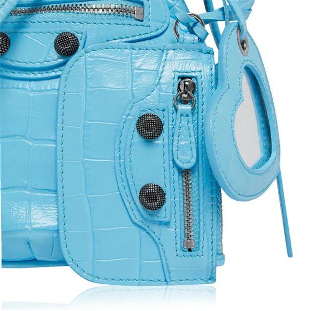 Balenciaga o1g2r1mq0924 Size: OS / Bucket Bag in Sky Blue Size ONE SIZE - 3 Thumbnail
