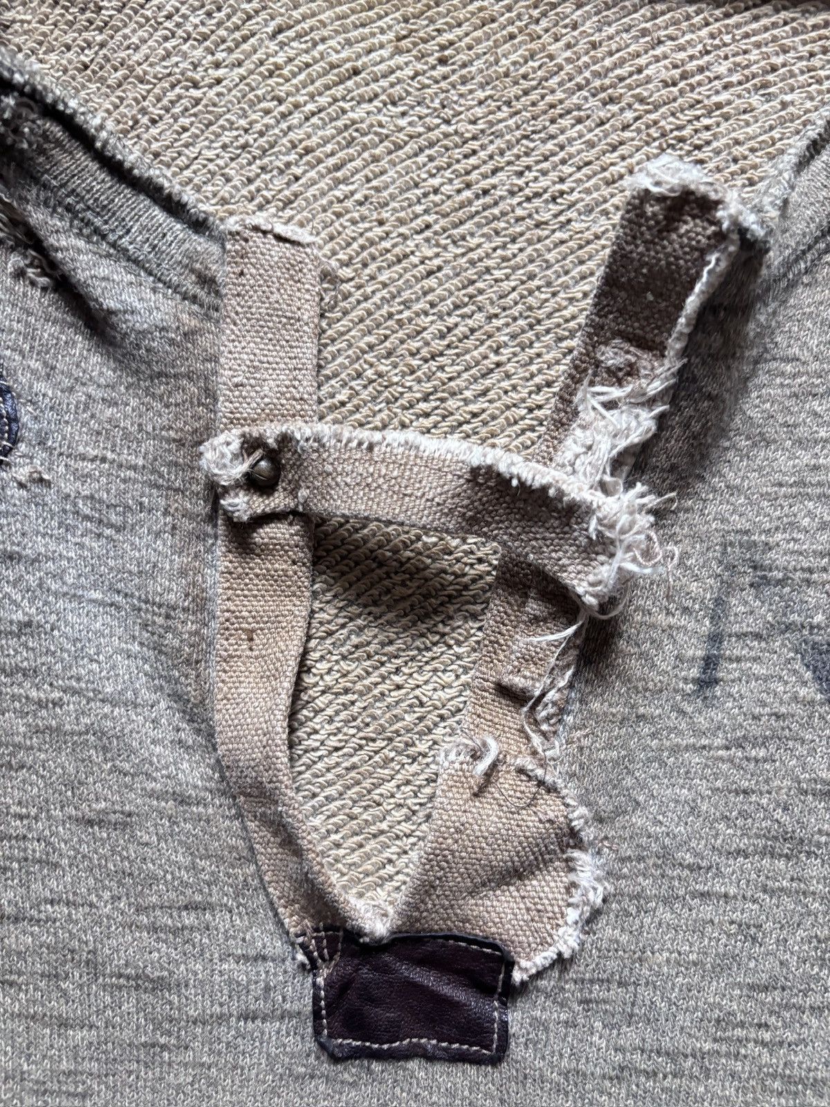 14th Addiction × John Galliano × Share Spirit Homme Share Spirit Homme Faded Boxy Sweater Size US M / EU 48-50 / 2 - 6 Thumbnail