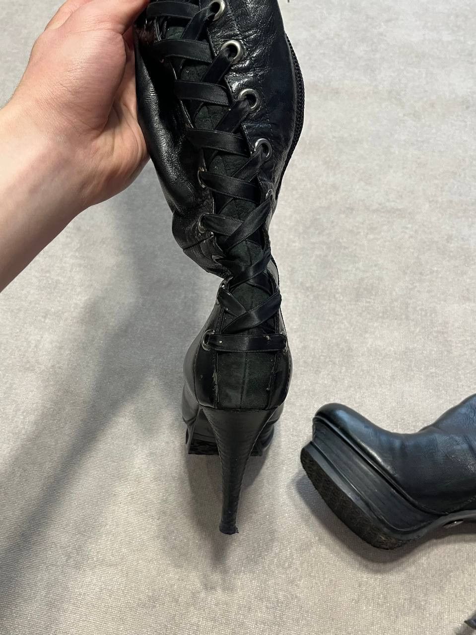 Casadei Rare Vintage Casadei Women`s Heels Boots Made in Italy Size US 6 / IT 36 - 15 Thumbnail