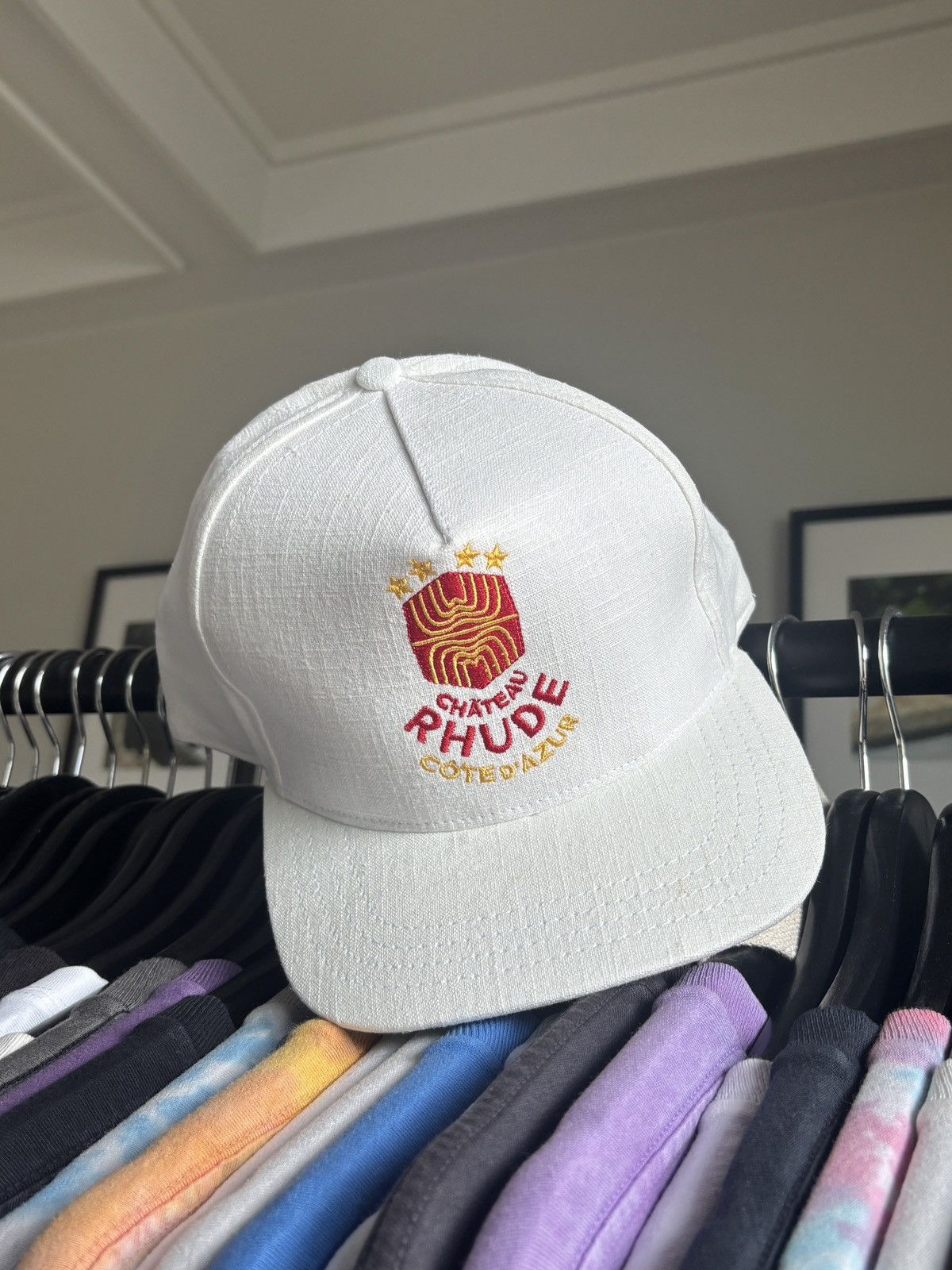 Rhude RHUDE LINEN VACATION AZUR HAT Size ONE SIZE - 1 Thumbnail