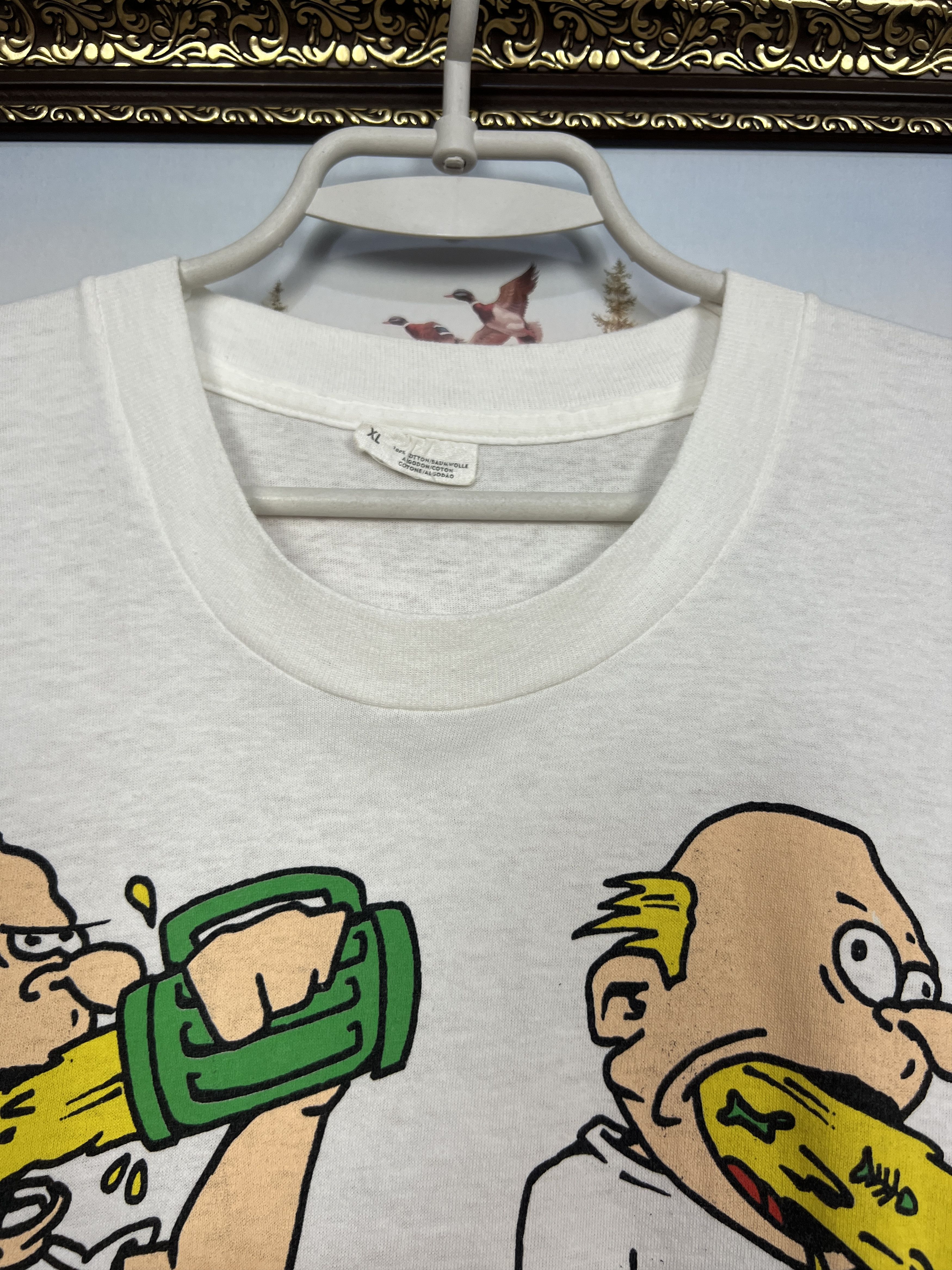 Vintage Vintage Over Print Beer Drink Tee Shirt Big Logo Rare Fun Size US XL / EU 56 / 4 - 6 Thumbnail