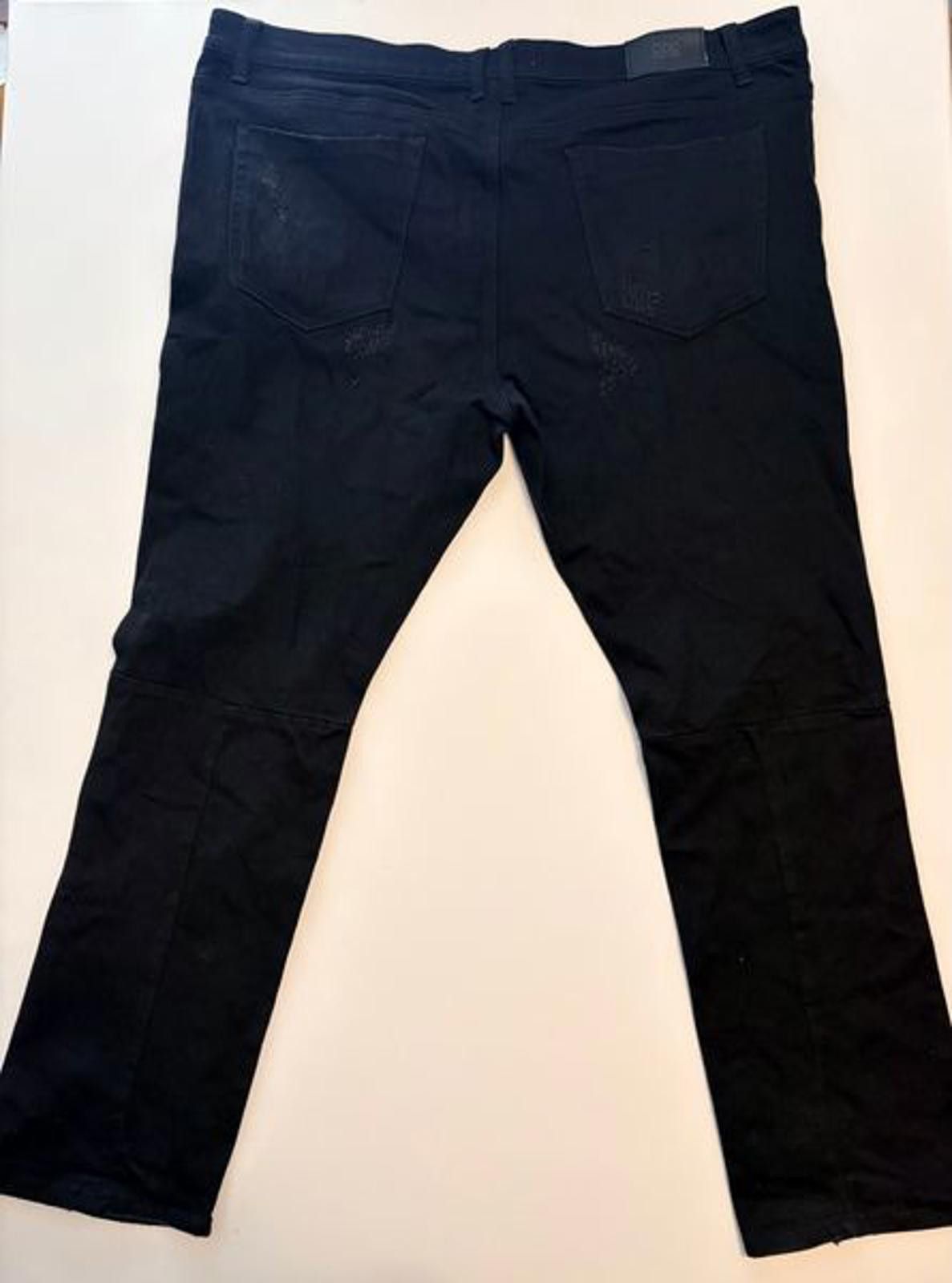 Other Odd Culture Men's Black Distresed Biker Jeans (Size 44x32) Size US 44 / EU 60 - 2 Thumbnail