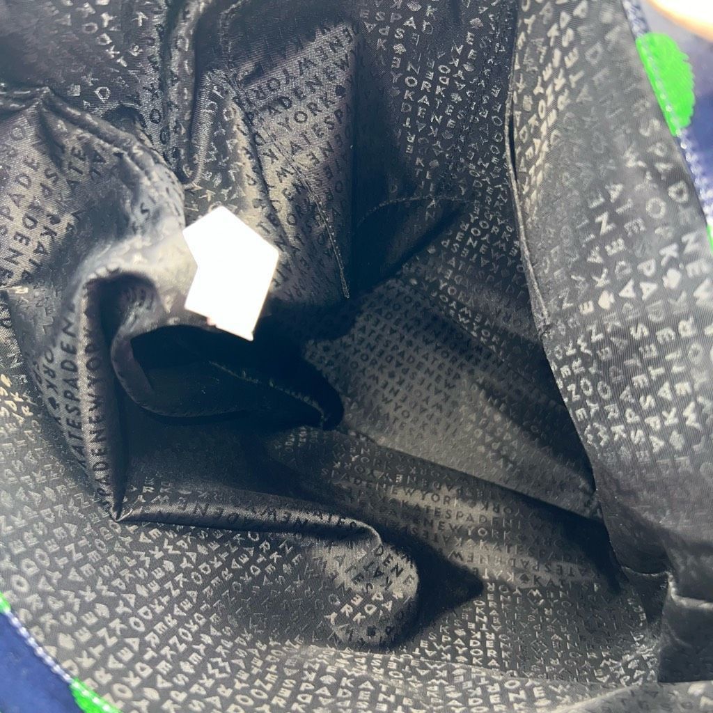 Kate Spade Kate Spade Daycation Hedgehog Bon Shopper Tote Blue/Green Size ONE SIZE - 13 Thumbnail