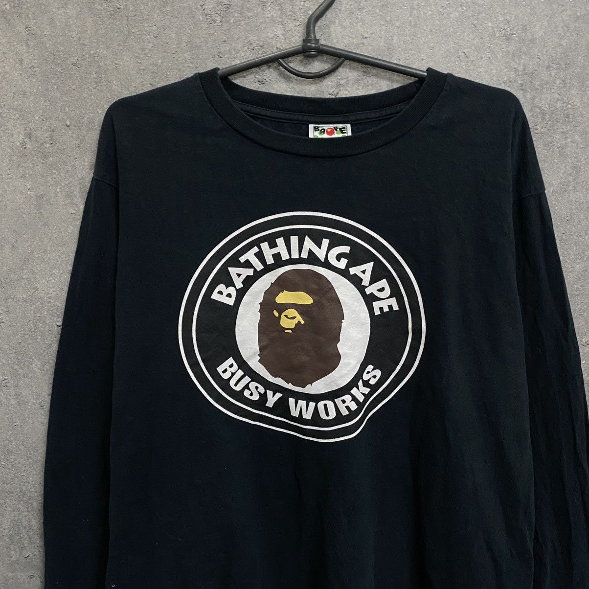 Bape A Bathing Ape Bape Long Sleeve Big Logo Shirt Size US L / EU 52-54 / 3 - 5 Thumbnail