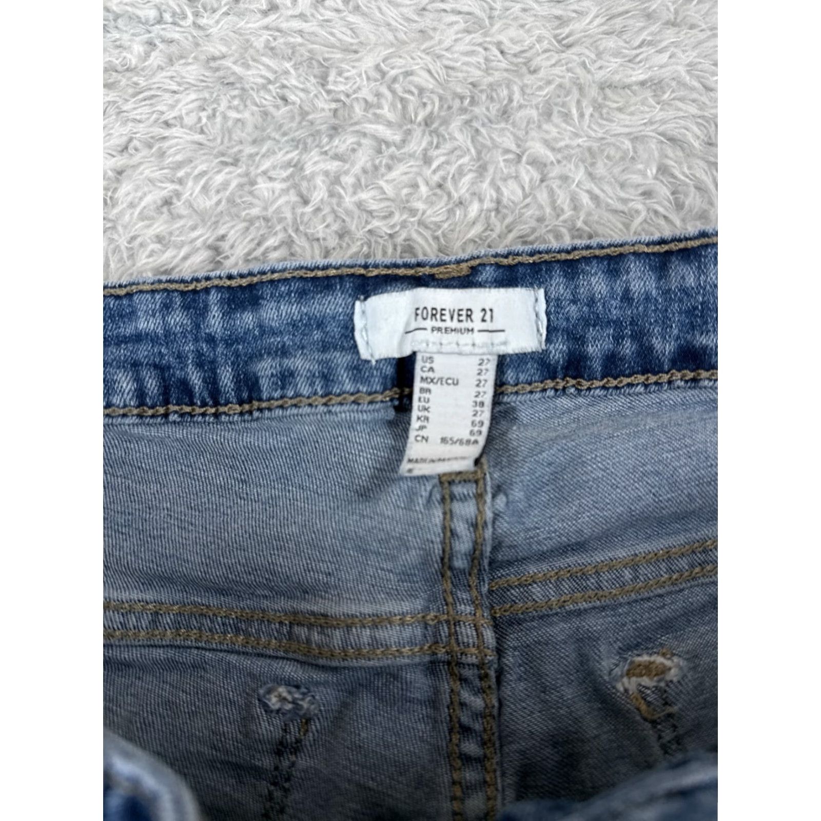 Forever 21 Forever 21 Blue Denim Jeans Women Bootcut Low Rise Cotton Blend Size 27 29x32 Size 27" / US 4 / IT 40 - 6 Thumbnail