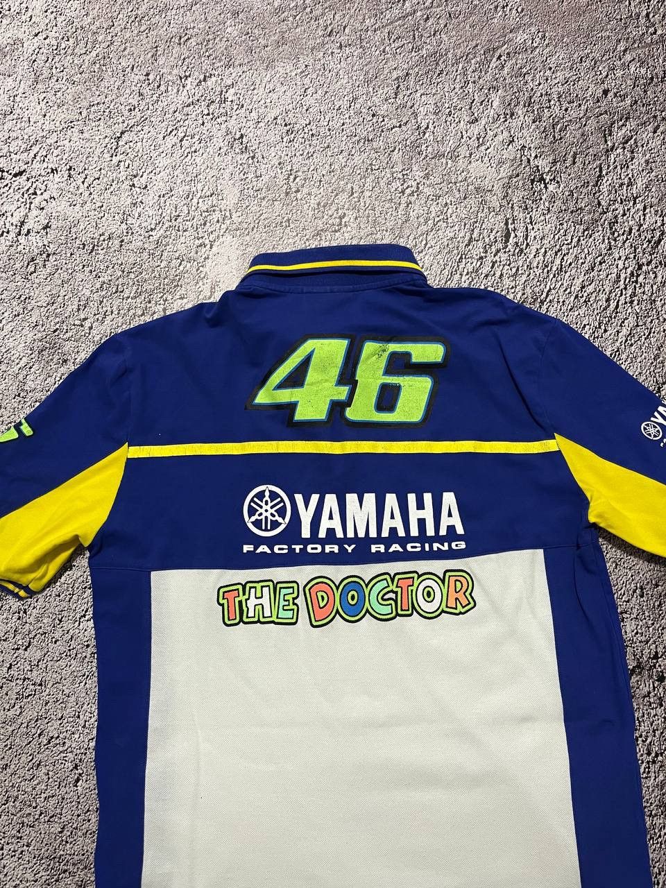 Vintage × Yamaha New Official Valentino Rossi VR46 Dual Yamaha Mans Polo Size US XXL / EU 58 / 5 - 4 Thumbnail