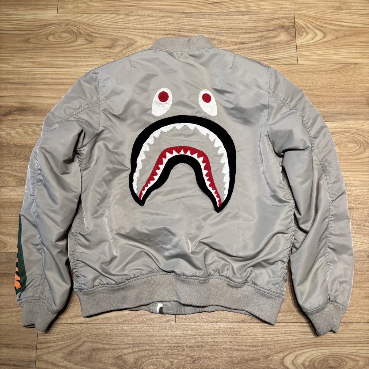 Bape Bape MA-1 Bomber Jacket Size US M / EU 48-50 / 2 - 2 Thumbnail