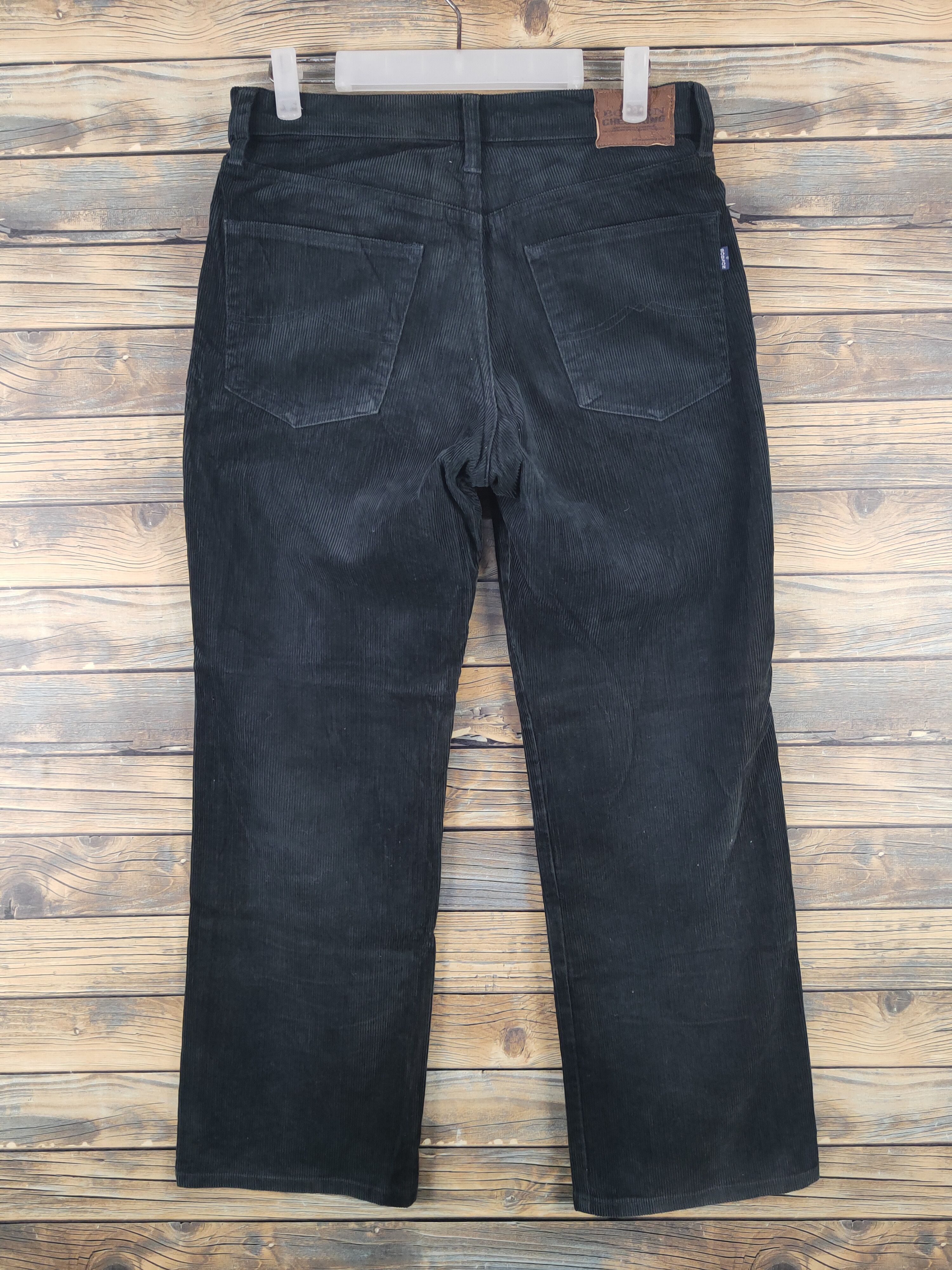 Vintage Bobson Black Faded vintage Corduroy Pants #W1721 Size US 31 - 7 Thumbnail