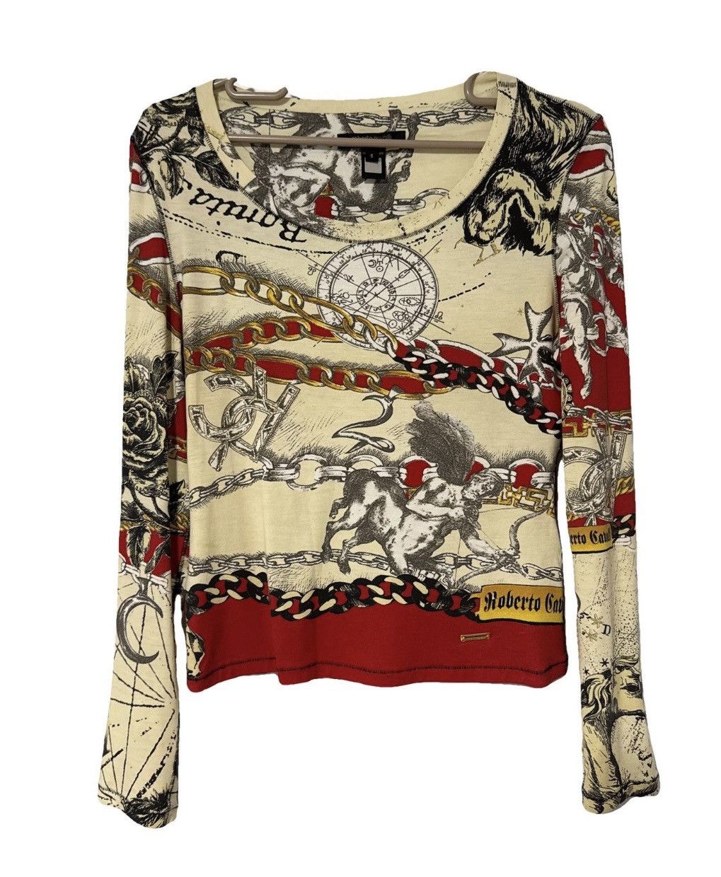 Roberto Cavalli Vintage Roberto Cavalli F/W2003 Astrology Top Size S / US 4 / IT 40 - 1 Thumbnail