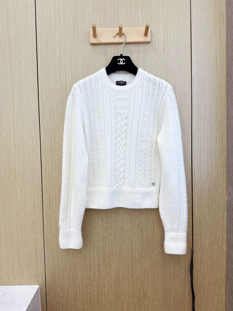 Chanel Chanel Ski Series CC Cable Knit Sweater - dmc Size US XS / EU 42 / 0 - 1 Thumbnail