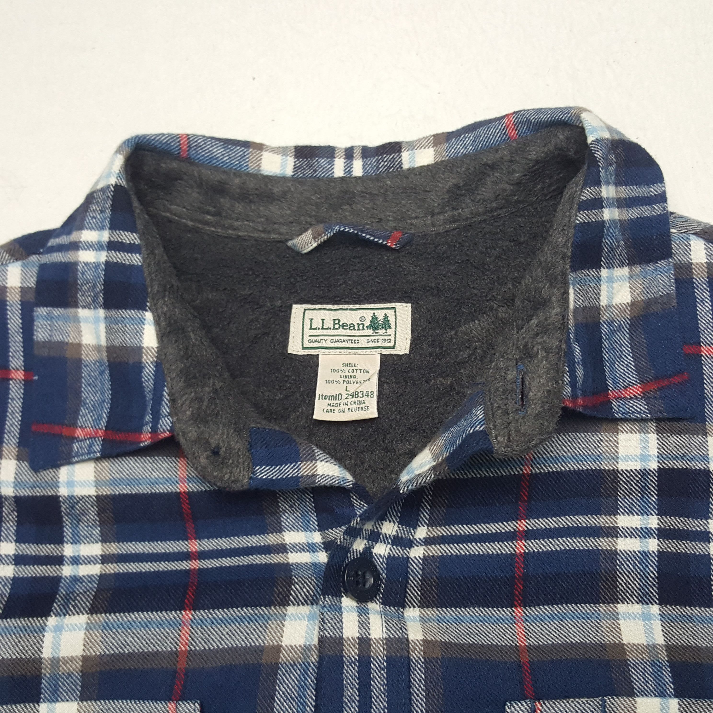 L.L. Bean × Vintage Vintage L.L. Bean Japan Worker Button Up Shirt Size US L / EU 52-54 / 3 - 3 Thumbnail