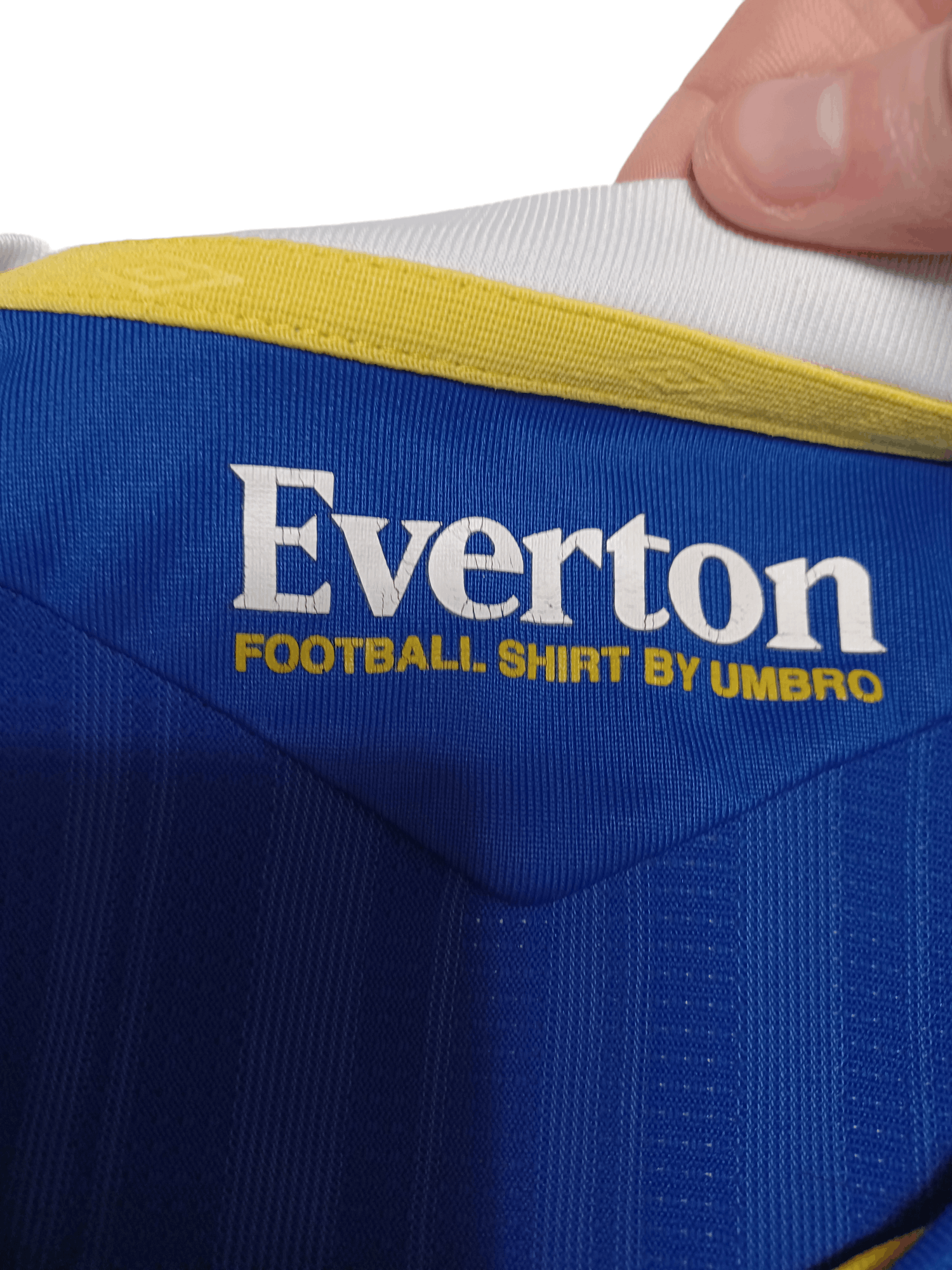 Umbro 07/08 EVERTON CHANG VINTAGE SOCCER FOOTBALL EPL JERSEY KIT Size US M / EU 48-50 / 2 - 4 Thumbnail