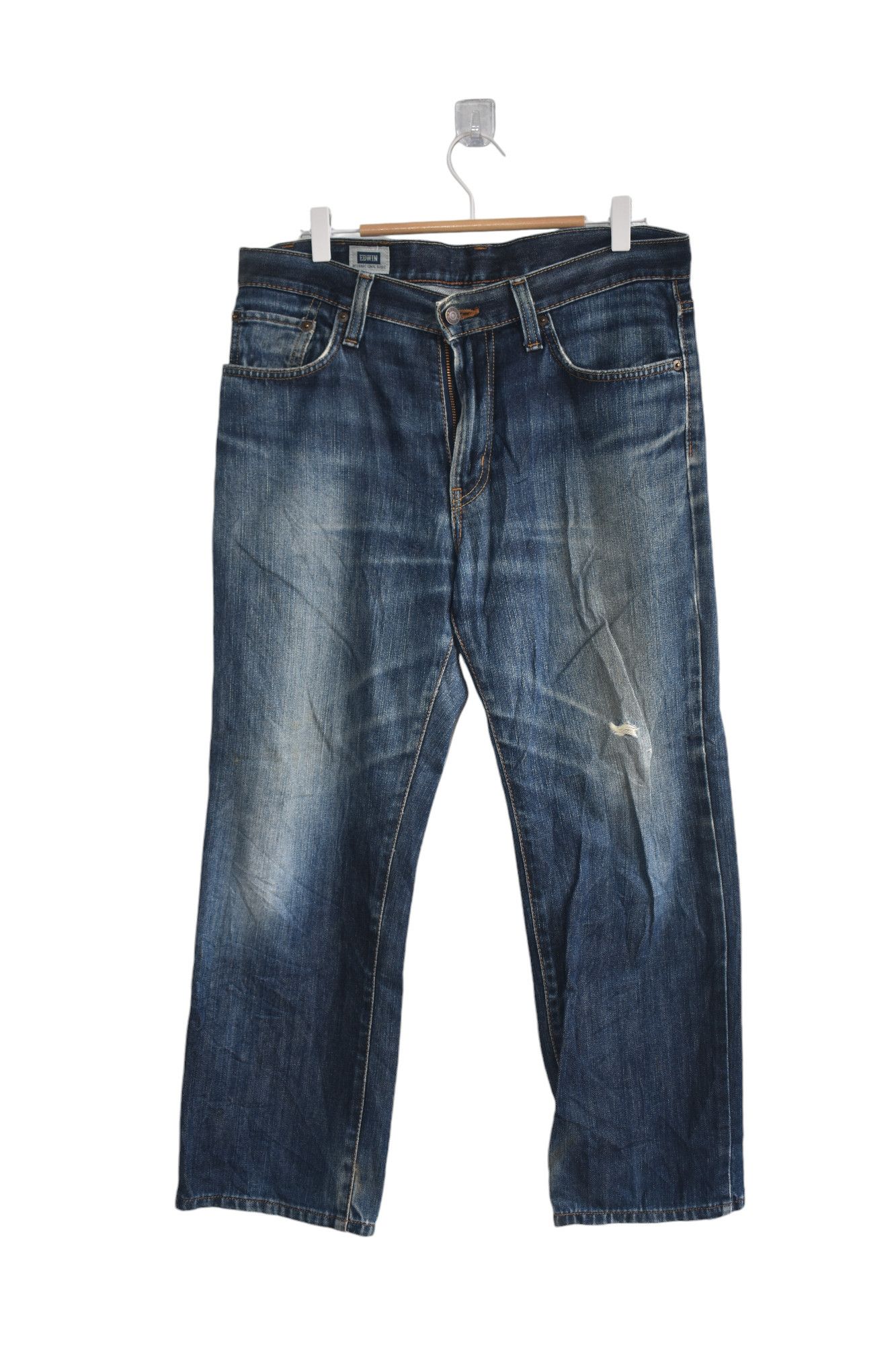 Edwin Vintage Edwin Distress Jeans W33 Size US 33 - 1 Thumbnail