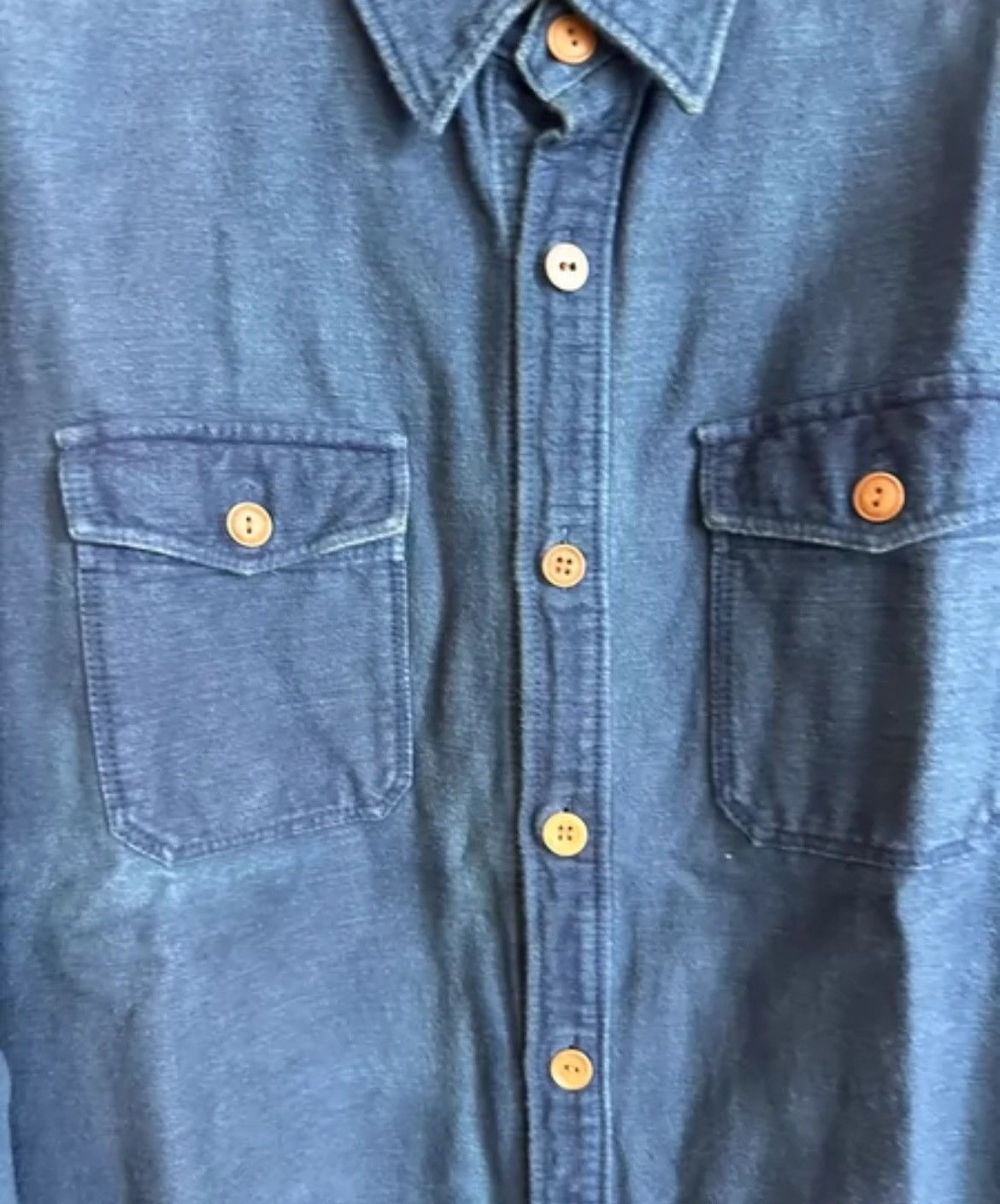 Visvim Visvim ICT 15AW cuff antique fabric flip over shirt Size US L / EU 52-54 / 3 - 4 Thumbnail