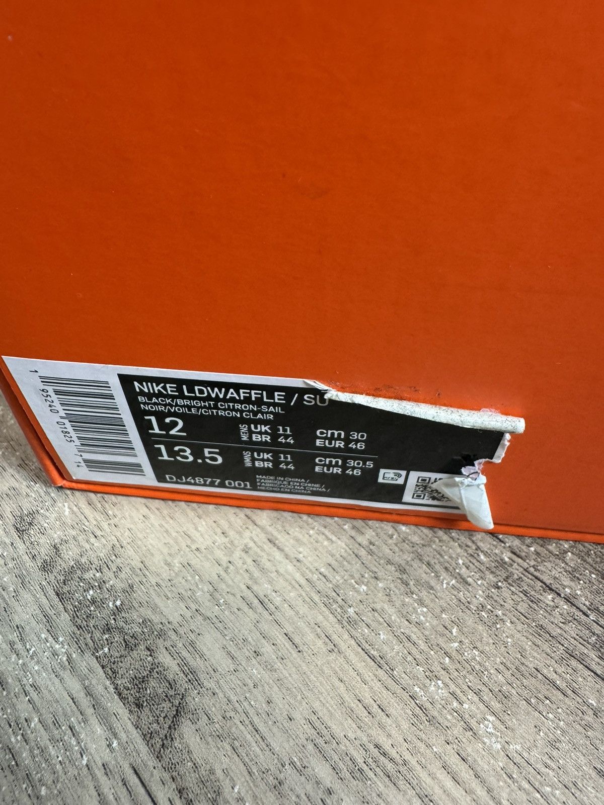 Nike Nike LD Waffle Sacai Undercover Black Bright Citron Size 12 Size US 12 / EU 45 - 9 Thumbnail