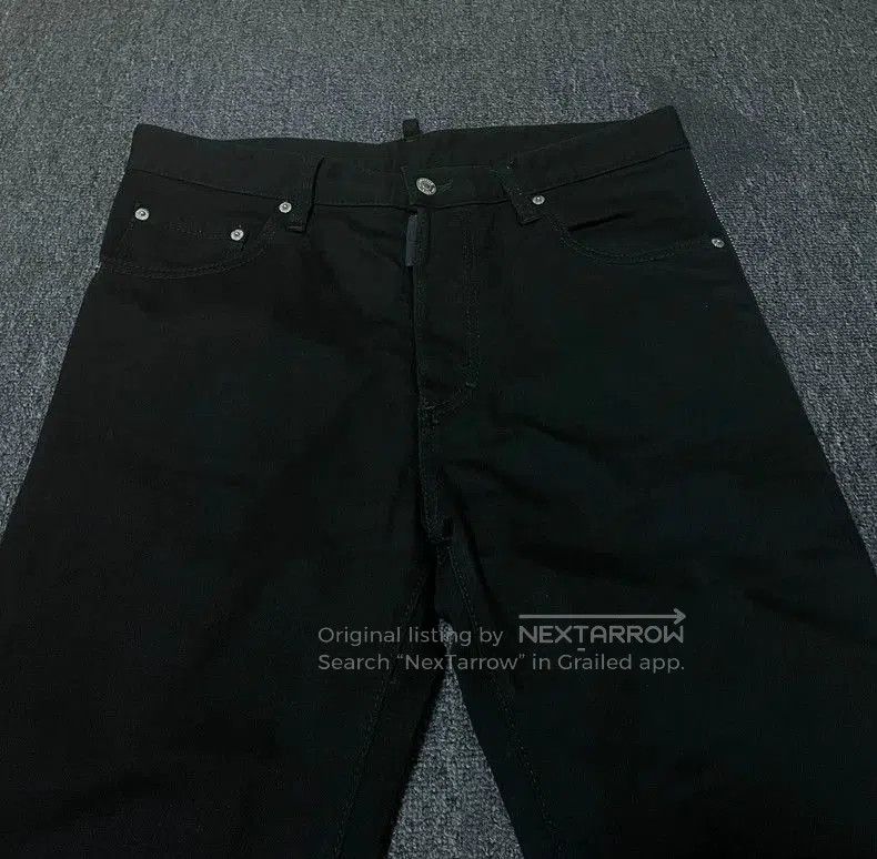 Dsquared2 Dsquared2 Side Zip Black Denim Jeans. Size US 34 / EU 50 - 3 Thumbnail