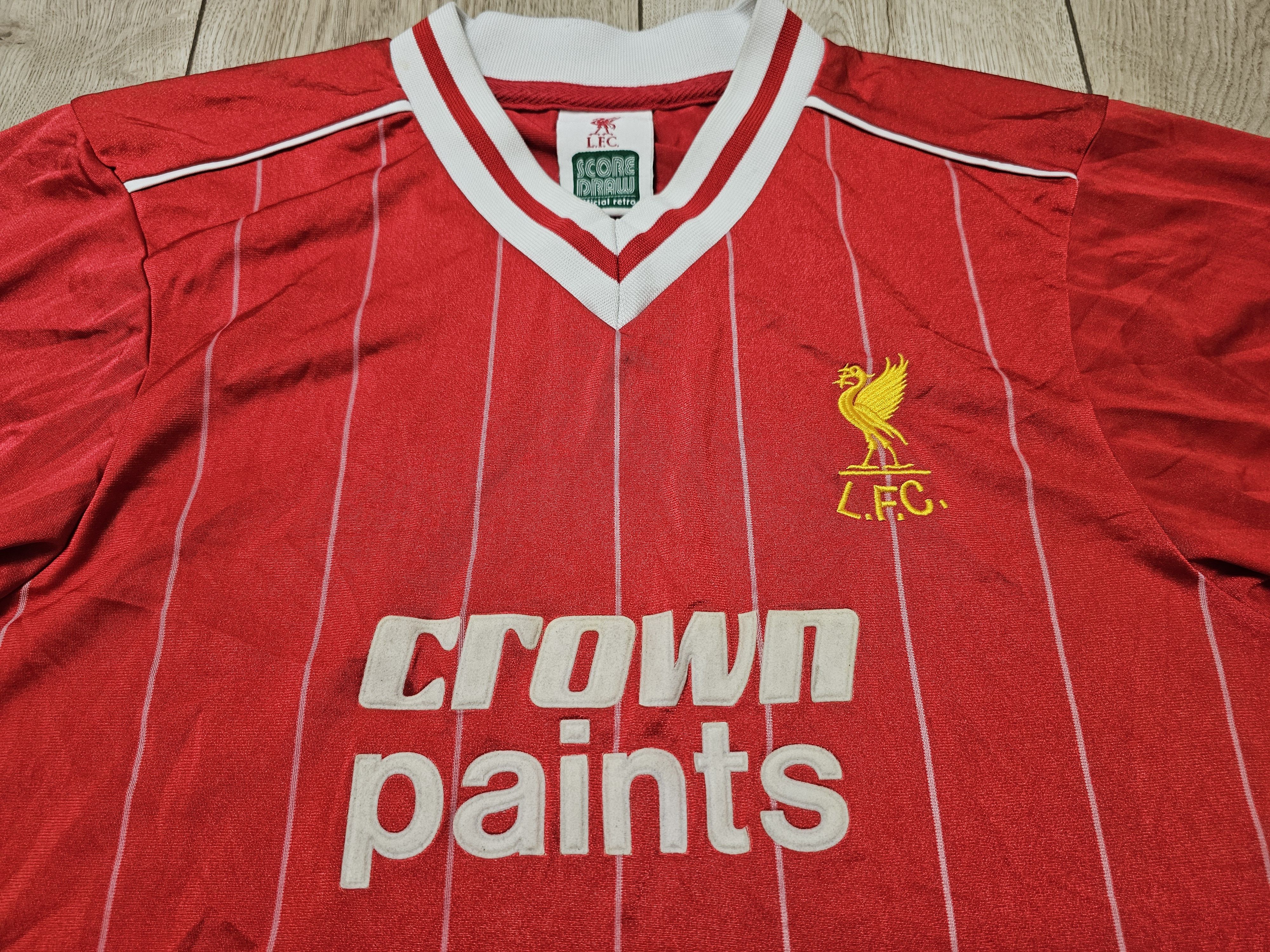 All Sport × Vintage LIVERPOOL 1982 1983 HOME FOOTBALL SHIRT SOCCER JERSEY Size US M / EU 48-50 / 2 - 3 Thumbnail