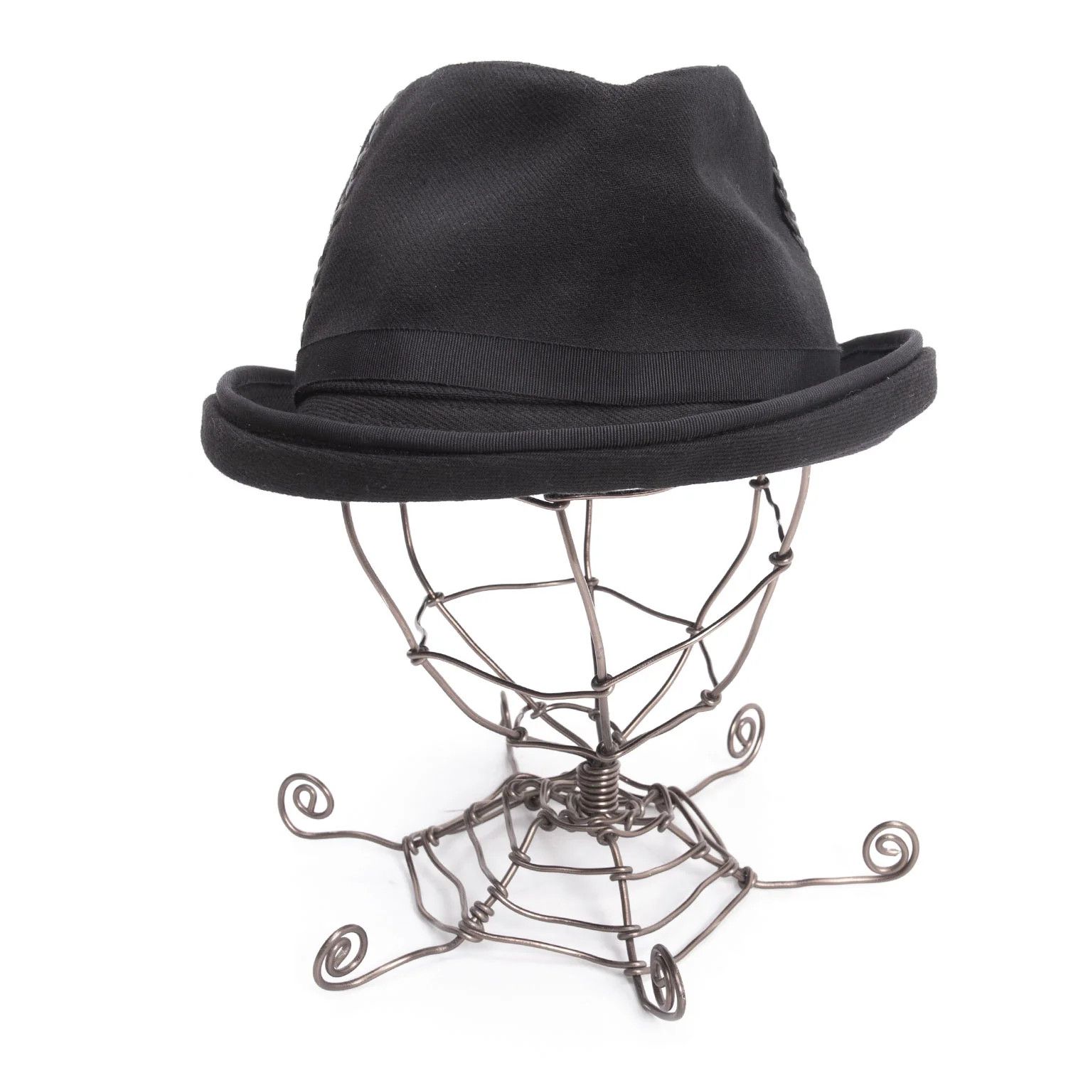 Yohji Yamamoto Yohji Yamamoto × Justin Davis Leather Braided Cotton Hat Size ONE SIZE - 8 Thumbnail