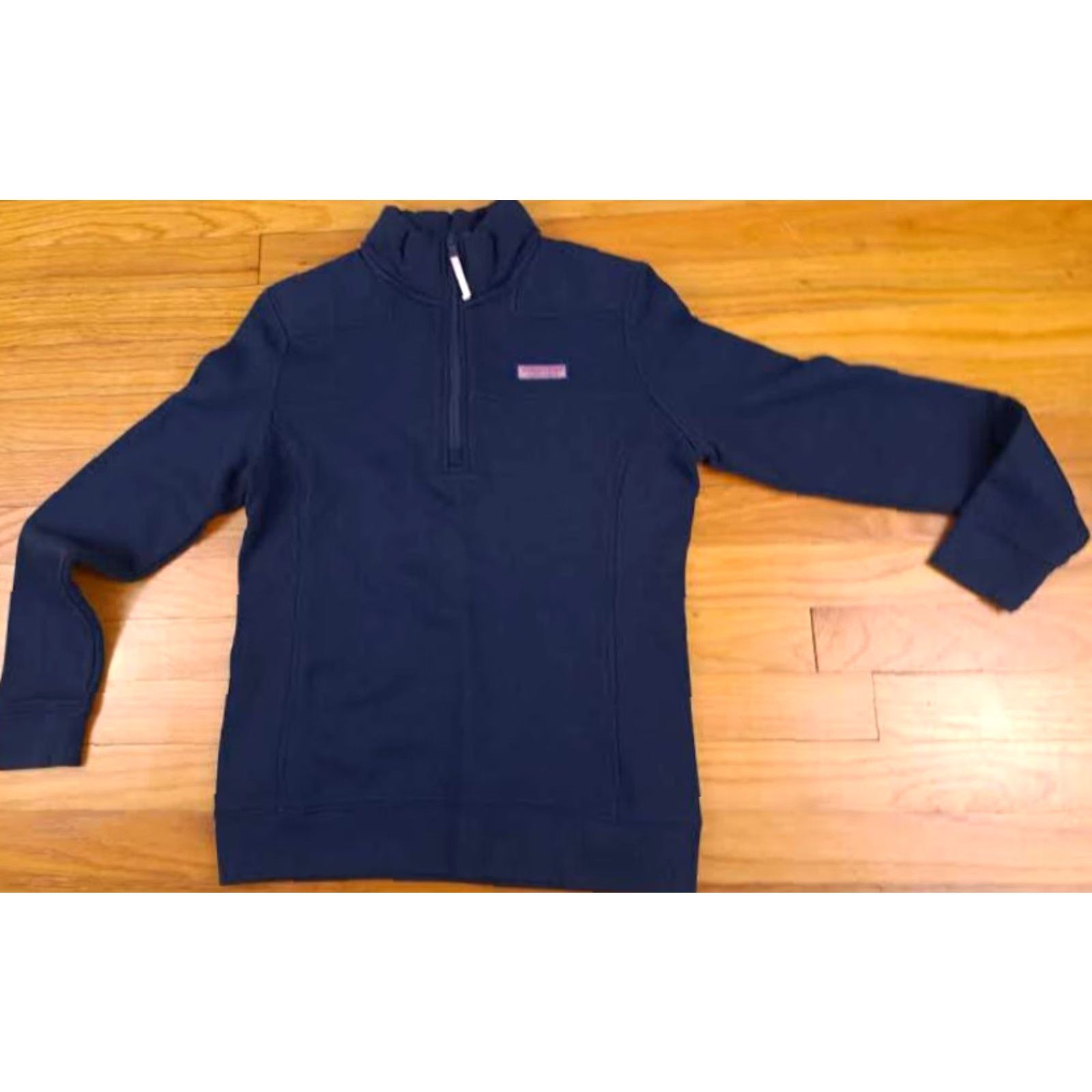 Vineyard Vines Vineyard Vines Woman Navy 1/4 Zip Cotton Fleece Size Small Pullover Casual Zip Long Sleeve Regular 1/4 Zip Womens Blue Cotton Fleece Vintage No Size S / US 4 / IT 40 - 4 Thumbnail