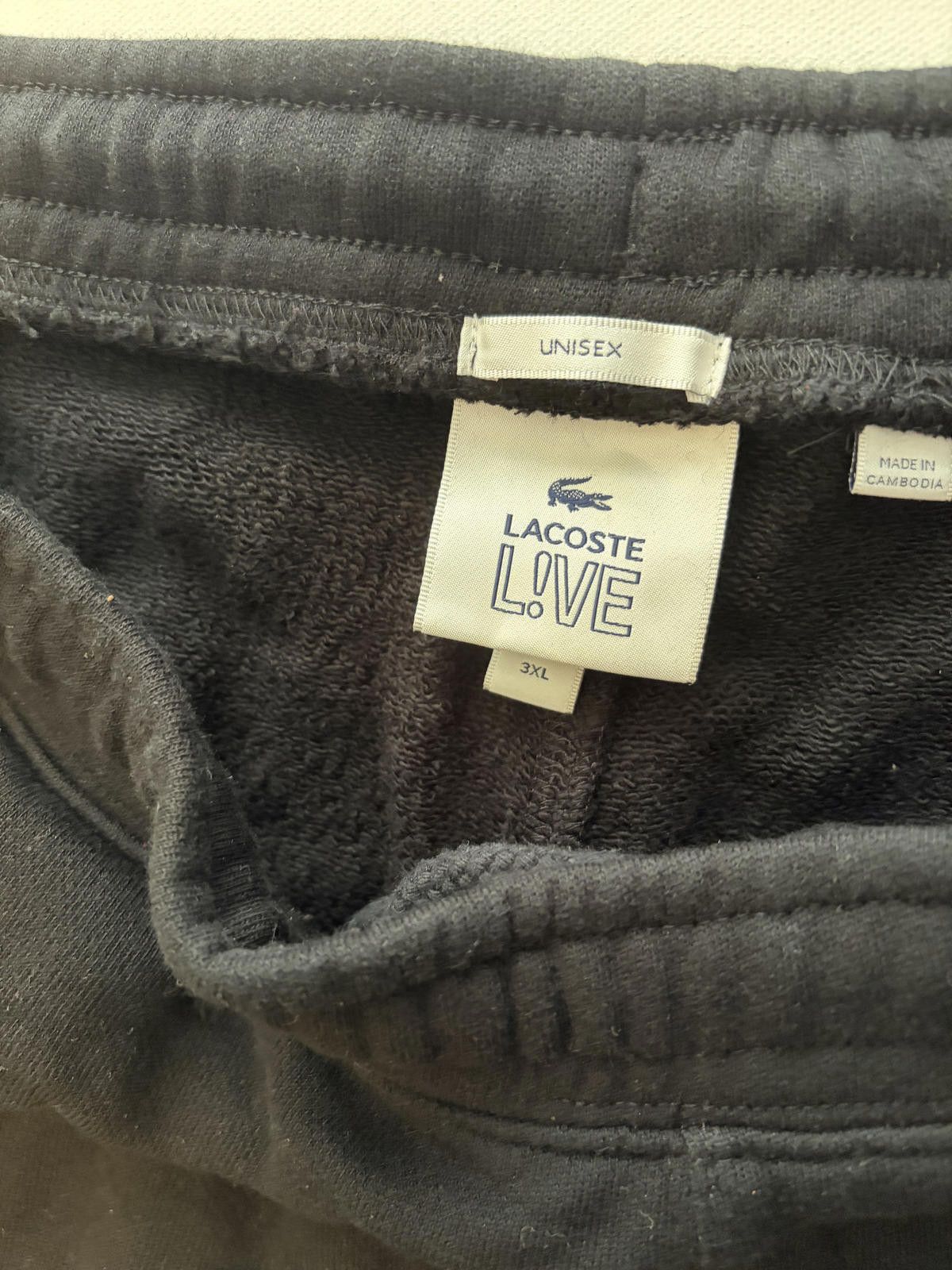 Lacoste Lacoste Live Unisex Blk Fleece Logo Tracksuit (Size 3XL) Size US 44 / EU 60 - 4 Thumbnail