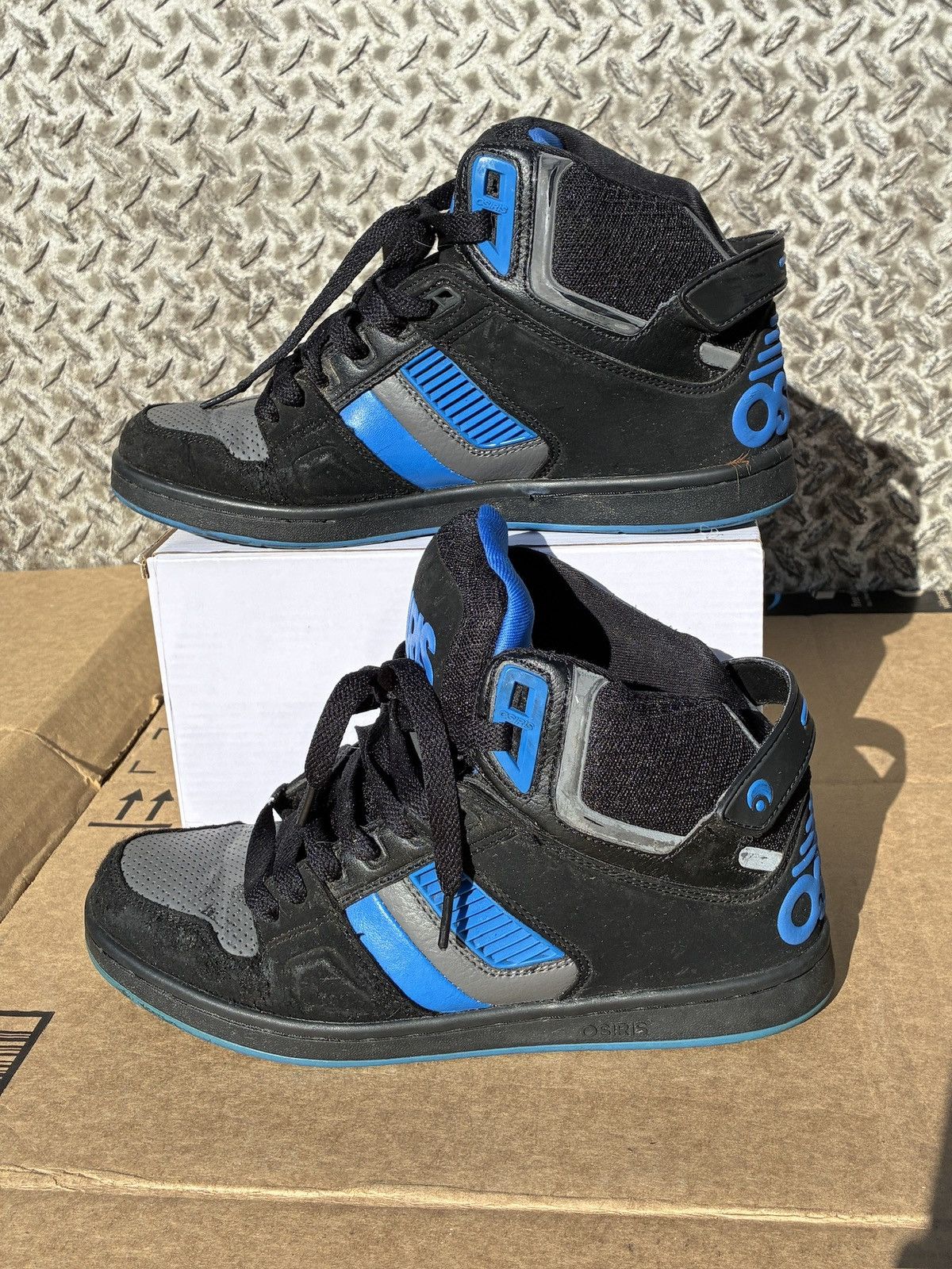 Osiris Osiris NYC 83 LTE Rare Blue Black Men's High Top Skate 7.5 Size US 7.5 / EU 40-41 - 1 Thumbnail