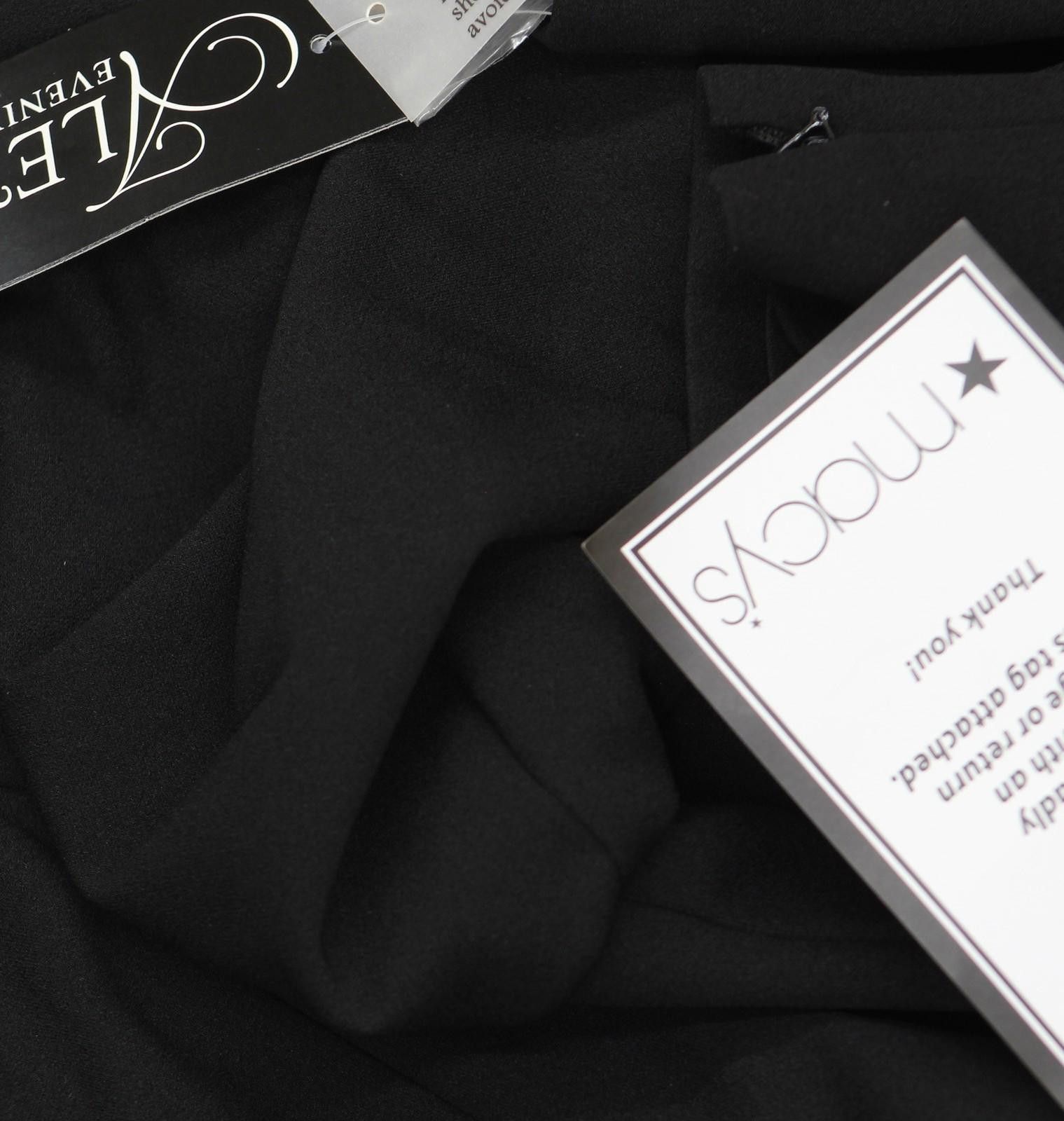 Other Nwt Alex Evenings Tunic Pullover Satin Trim Jacket Black 3x Size 3XL / US 20-22 - 4 Thumbnail