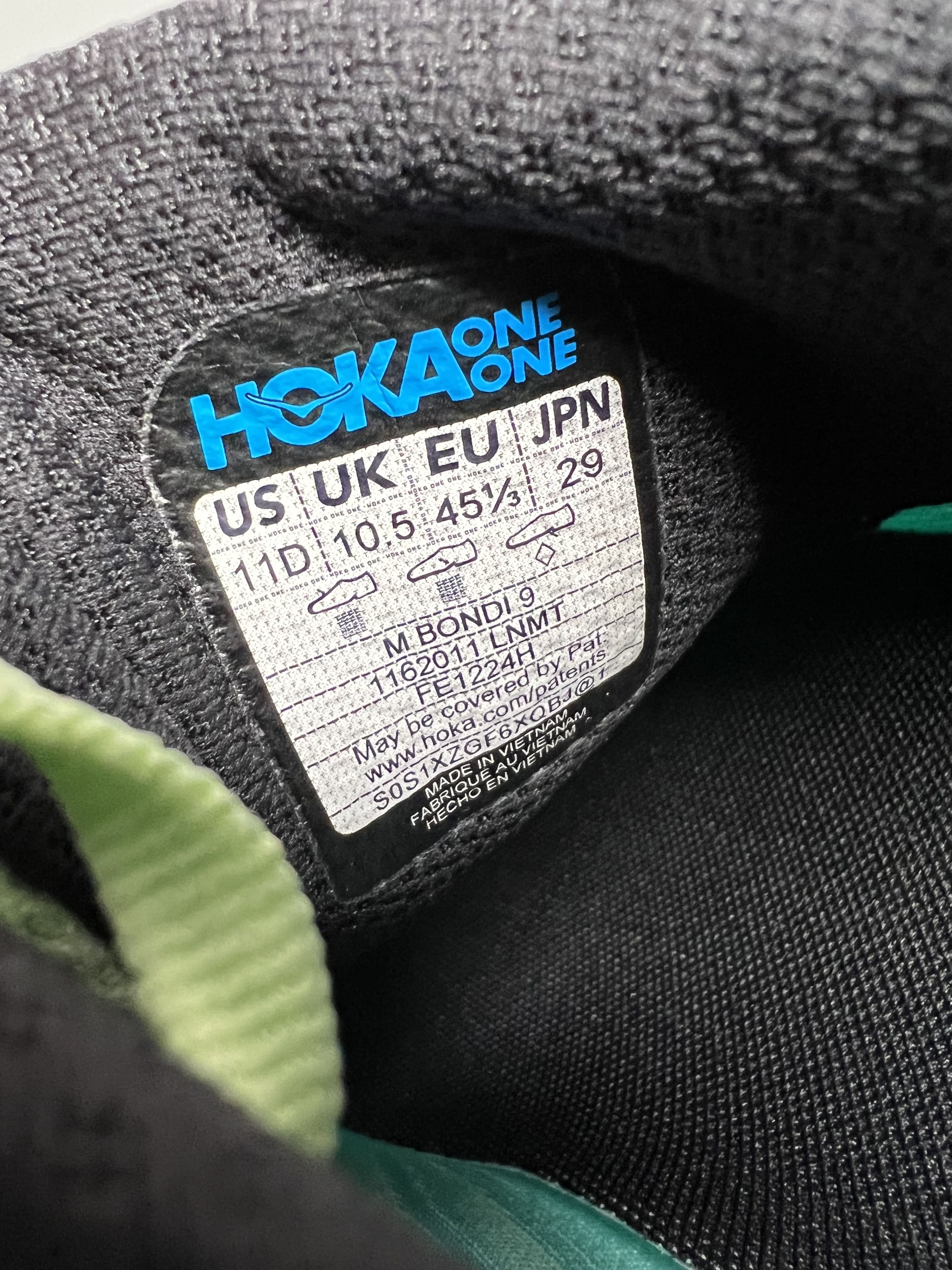 Hoka US 11D Hoka One One Bondi 9 Running Shoes Walking Size US 11 / EU 44 - 10 Thumbnail