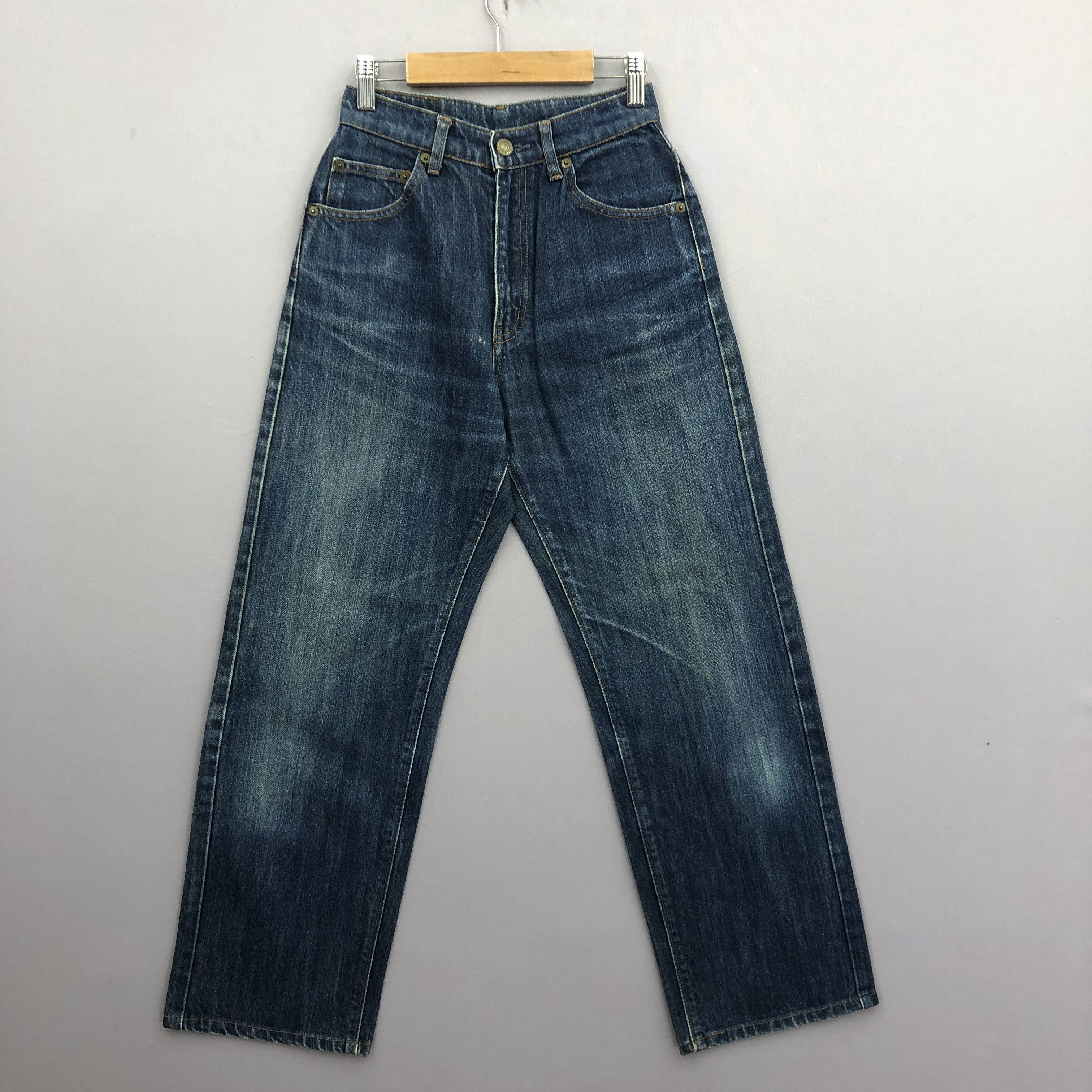 Japanese Brand Vintage Brappers Baggy Faded Japanese Jeans Light Wash Denim Size 24" / US 00 / IT 34 - 1 Thumbnail