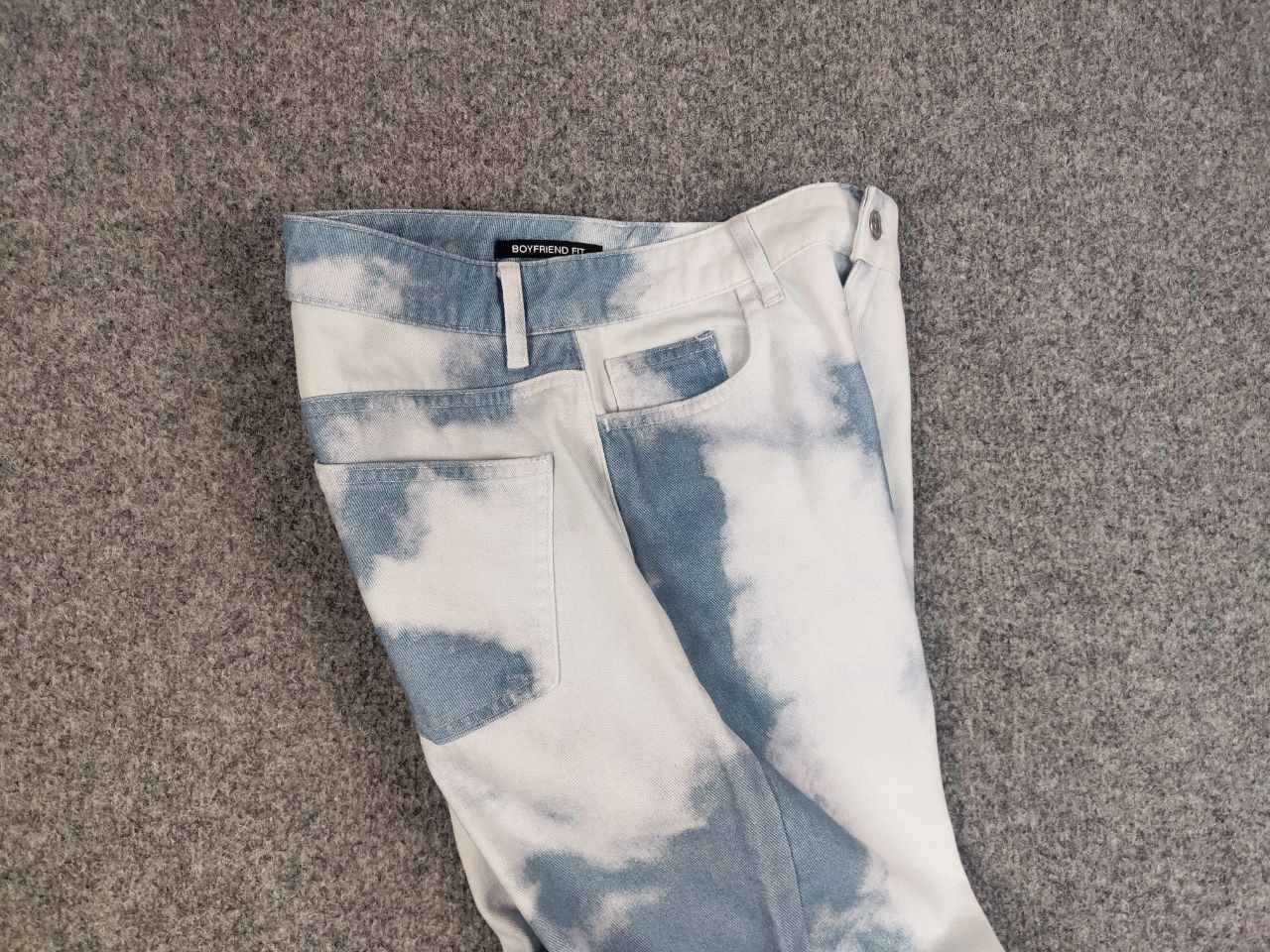 Jaded London Jaded London Boyfriend Sky Blue Art Denim Jeans Japan Style Size US 29 - 13 Thumbnail
