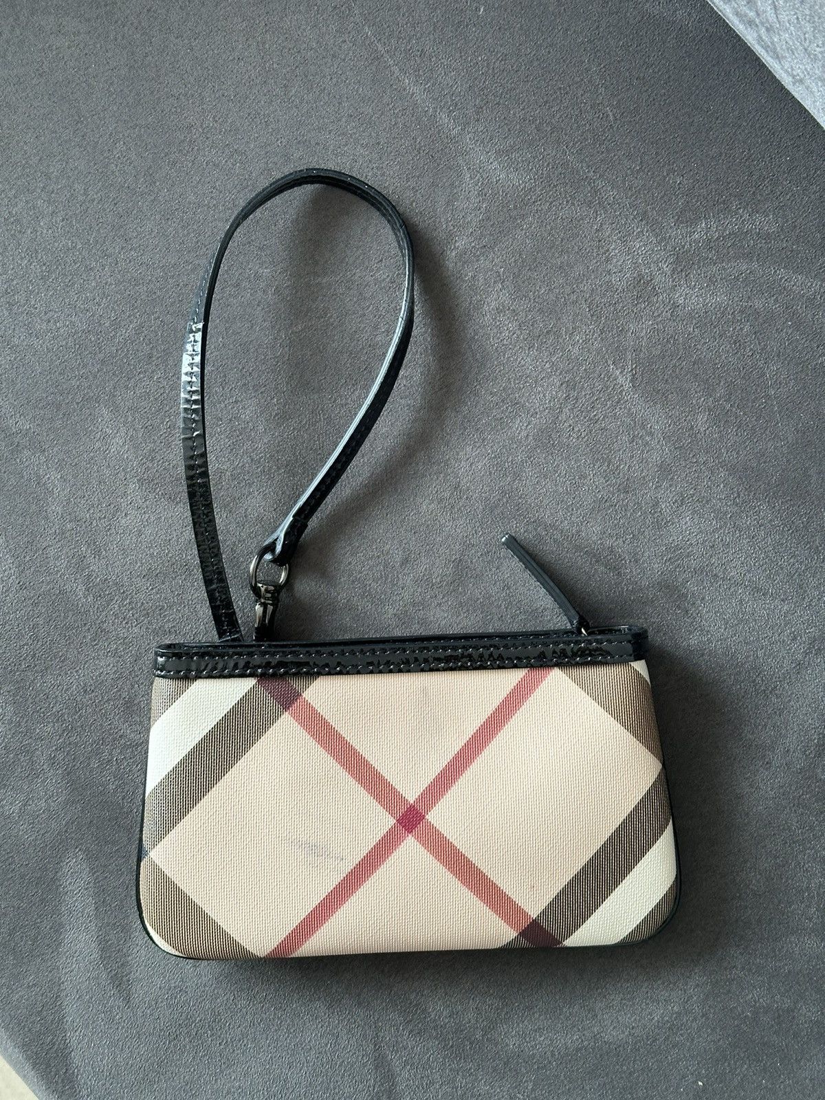 Burberry Burberry Small Nova Check Pouch / Burberry Hand bag Mini Size ONE SIZE - 2 Thumbnail