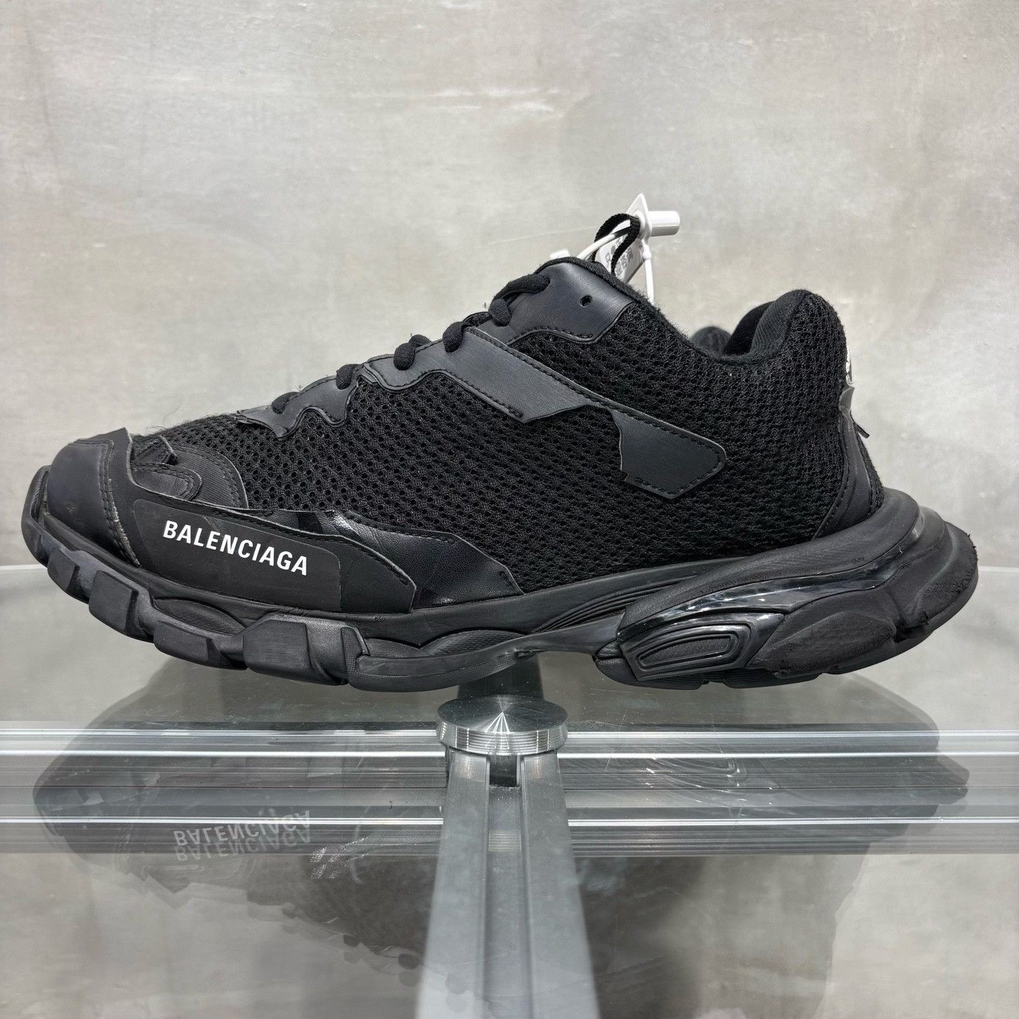 Balenciaga Balenciaga Track 3.0 Vintage Black Sneakers| Size US 10 / EU 43 - 3 Thumbnail