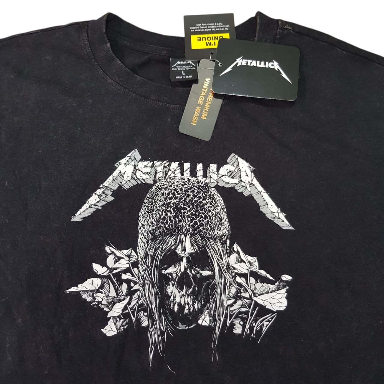 Metallica Metallica Black Washed Tees 2025 Size US L / EU 52-54 / 3 - 4 Thumbnail