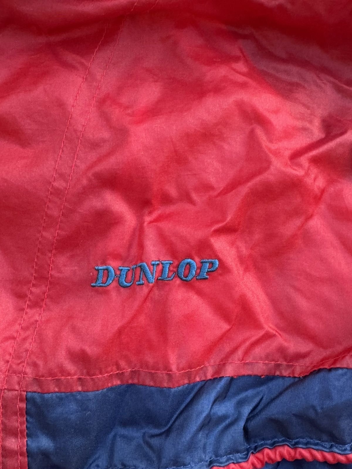 Dunlop Dunlop red and blue windbreaker jacket Size US L / EU 52-54 / 3 - 2 Thumbnail